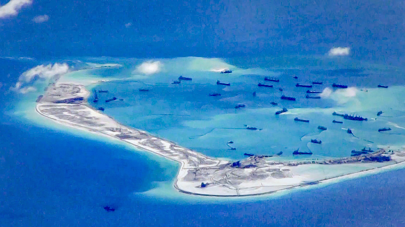 Philippines says China 'militia' spreads to other disputed reefs Philippines says China 'militia' spreads to other disputed reefs
