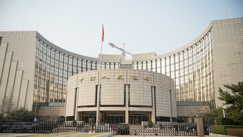This file photo taken on March 13, 2018 shows the headquarters of the People's Bank of China. (CAI YANG / XINHUA)