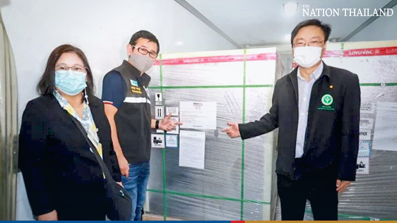 1 million doses of Sinovac vaccine arrive 1 million doses of Sinovac vaccine arrive