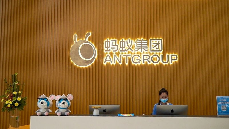 Photo taken on Oct 15, 2020 shows the headquarters of Ant Group in east China's Hangzhou city. [Photo/Xinhua] 