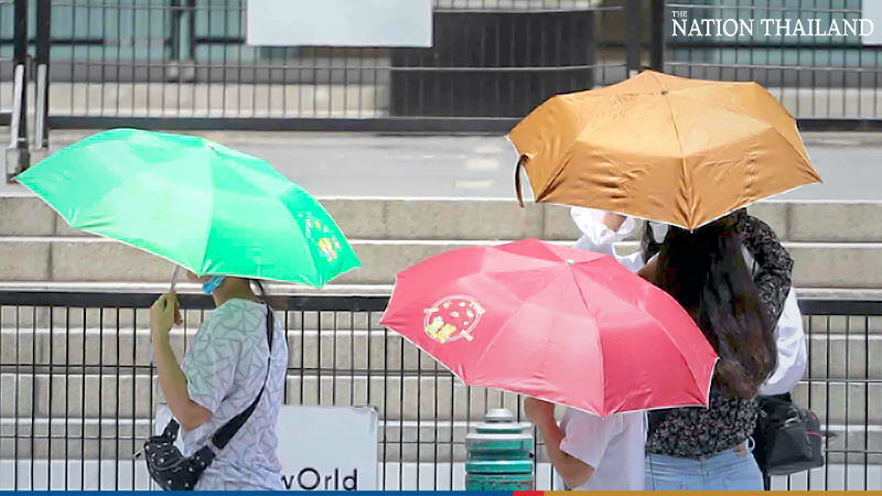 Hot day forecast for most of Thailand, thundershowers in some areas Hot day forecast for most of Thailand, thundershowers in some areas