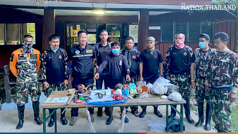 Karen national arrested over elephant carcass in Phetchaburi Karen national arrested over elephant carcass in Phetchaburi