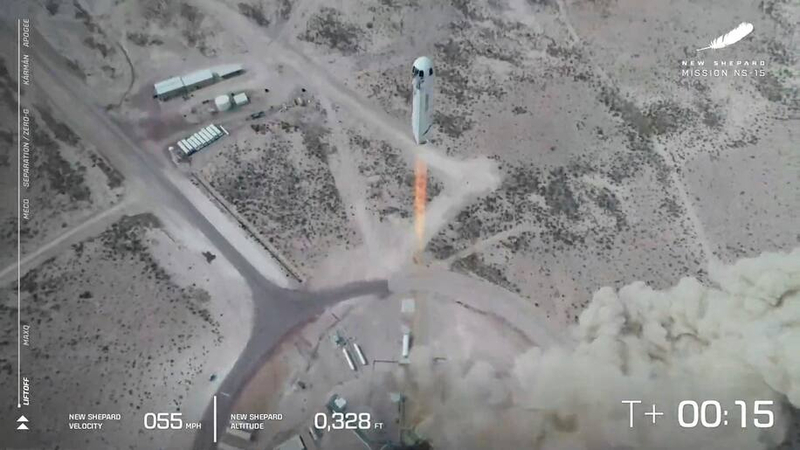 Blue Origin tests rocket that may carry people someday Blue Origin tests rocket that may carry people someday