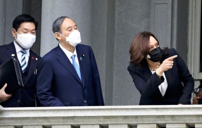 Suga, U.S. vice president agree on free, open Indo-Pacific Suga, U.S. vice president agree on free, open Indo-Pacific
