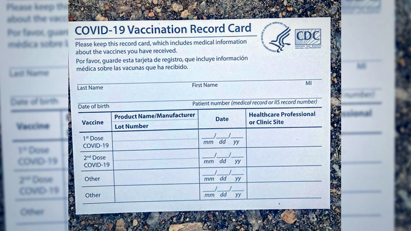 'Ripe for fraud': Coronavirus vaccination cards support burgeoning scams 'Ripe for fraud': Coronavirus vaccination cards support burgeoning scams