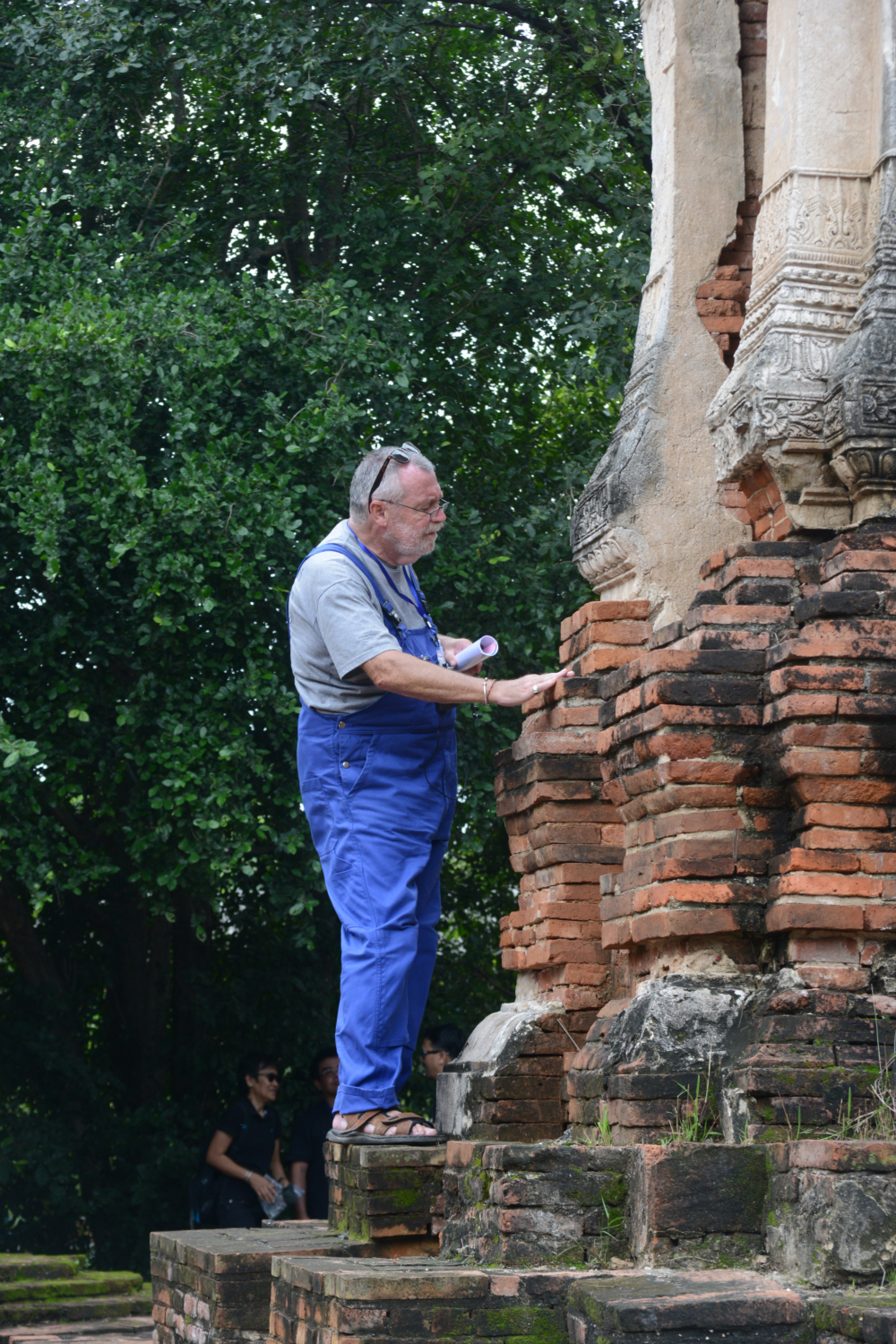 Saving Ayutthaya, brick by brick