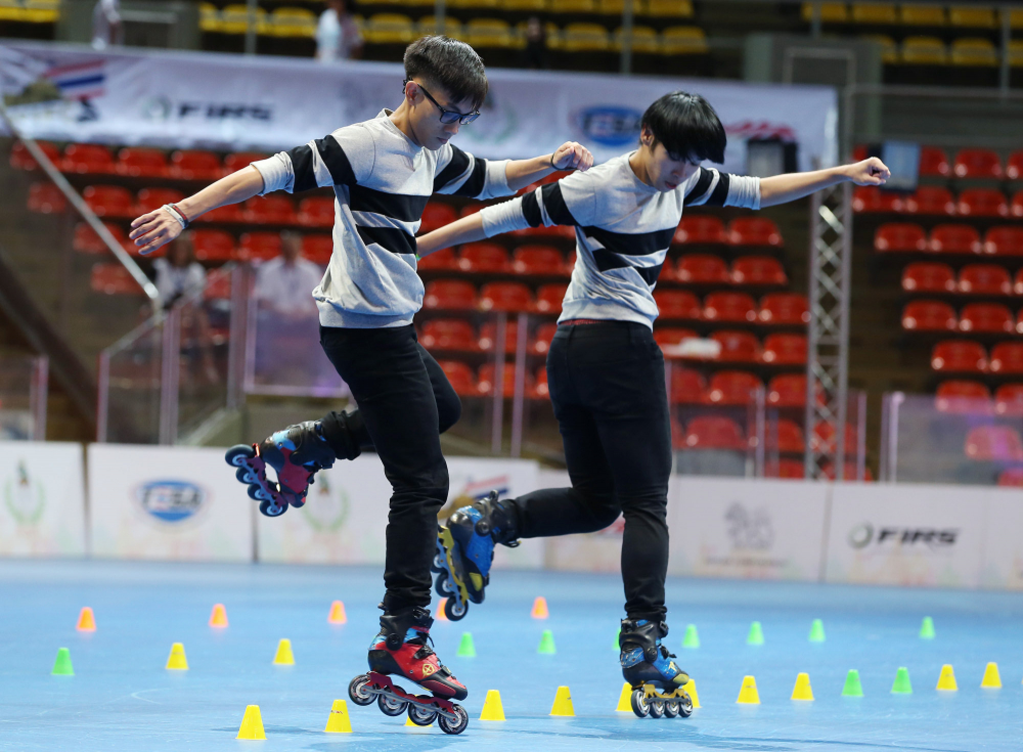 Thai Kids Settle at Seventh @ Bangkok World Inline Freestyle Championships.