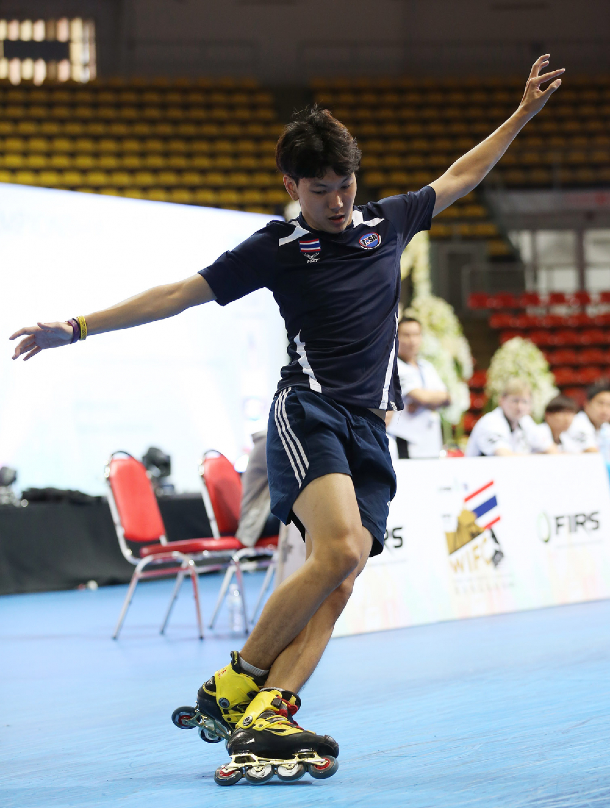 Nichakan Produces Thai 1st Gold in World Inline Freestyle. 
