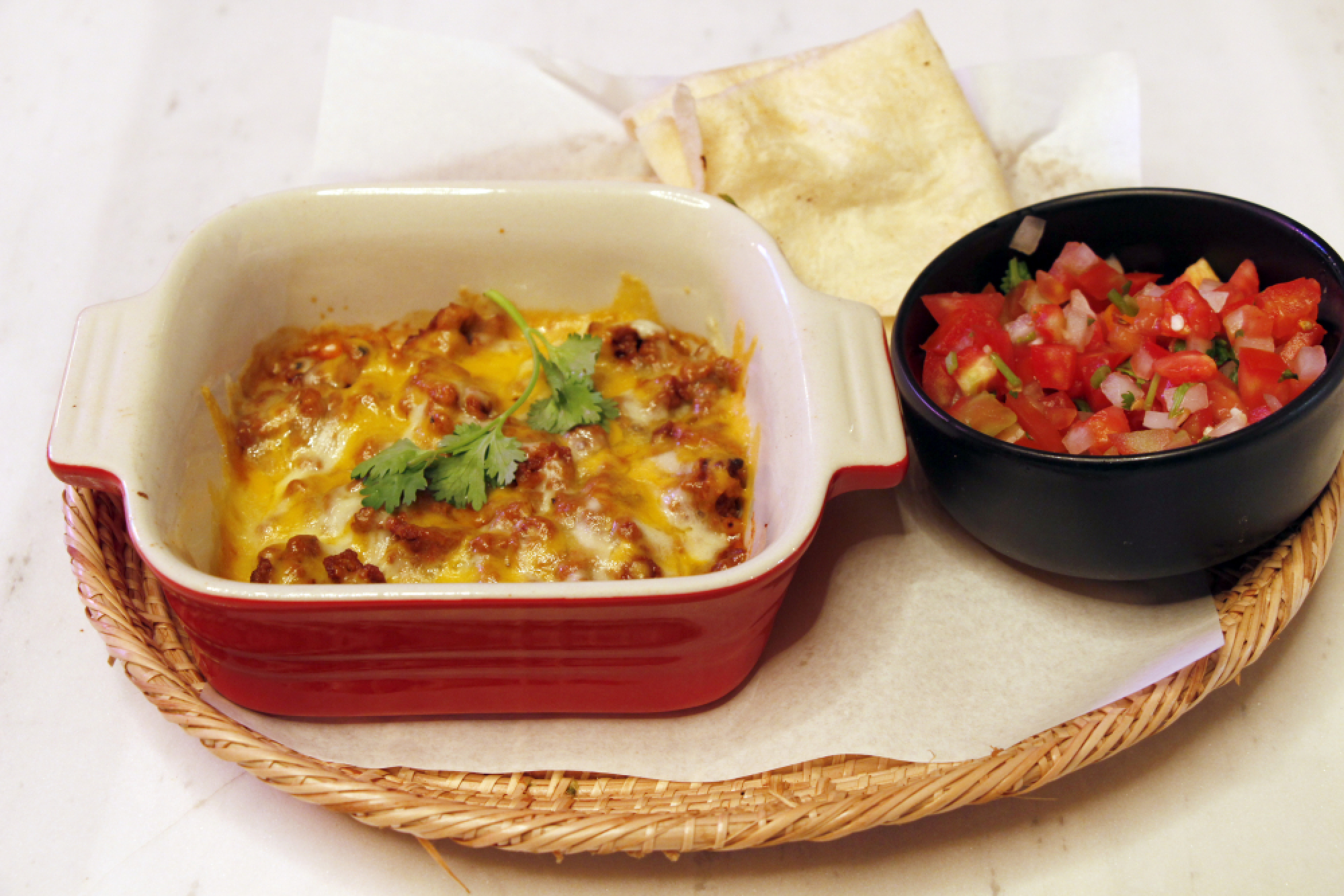 Tacos are supposed to be slanted