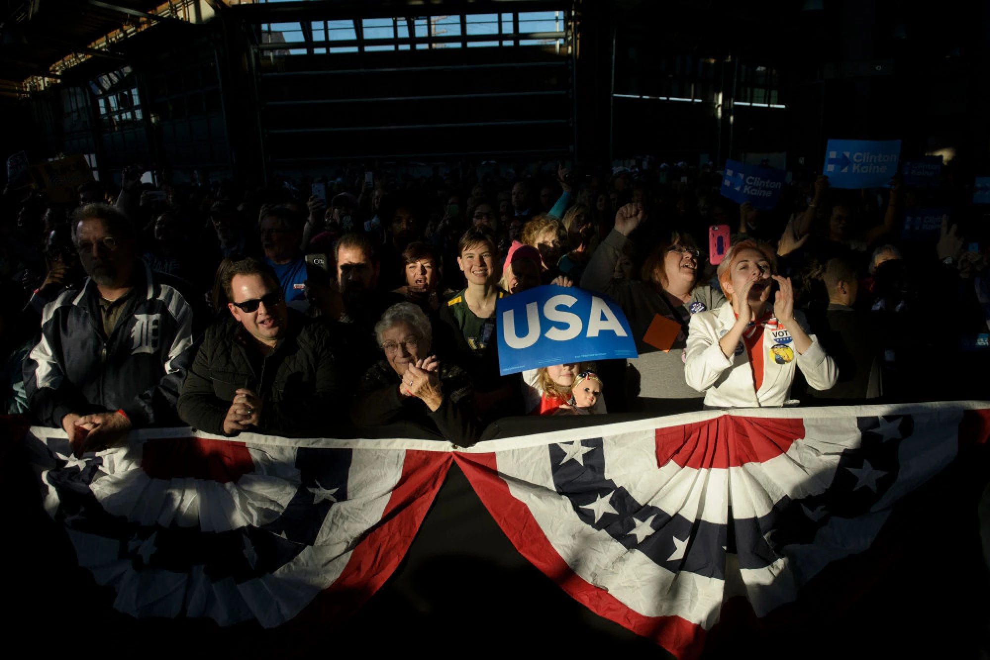 Clinton has the edge following a toxic campaign