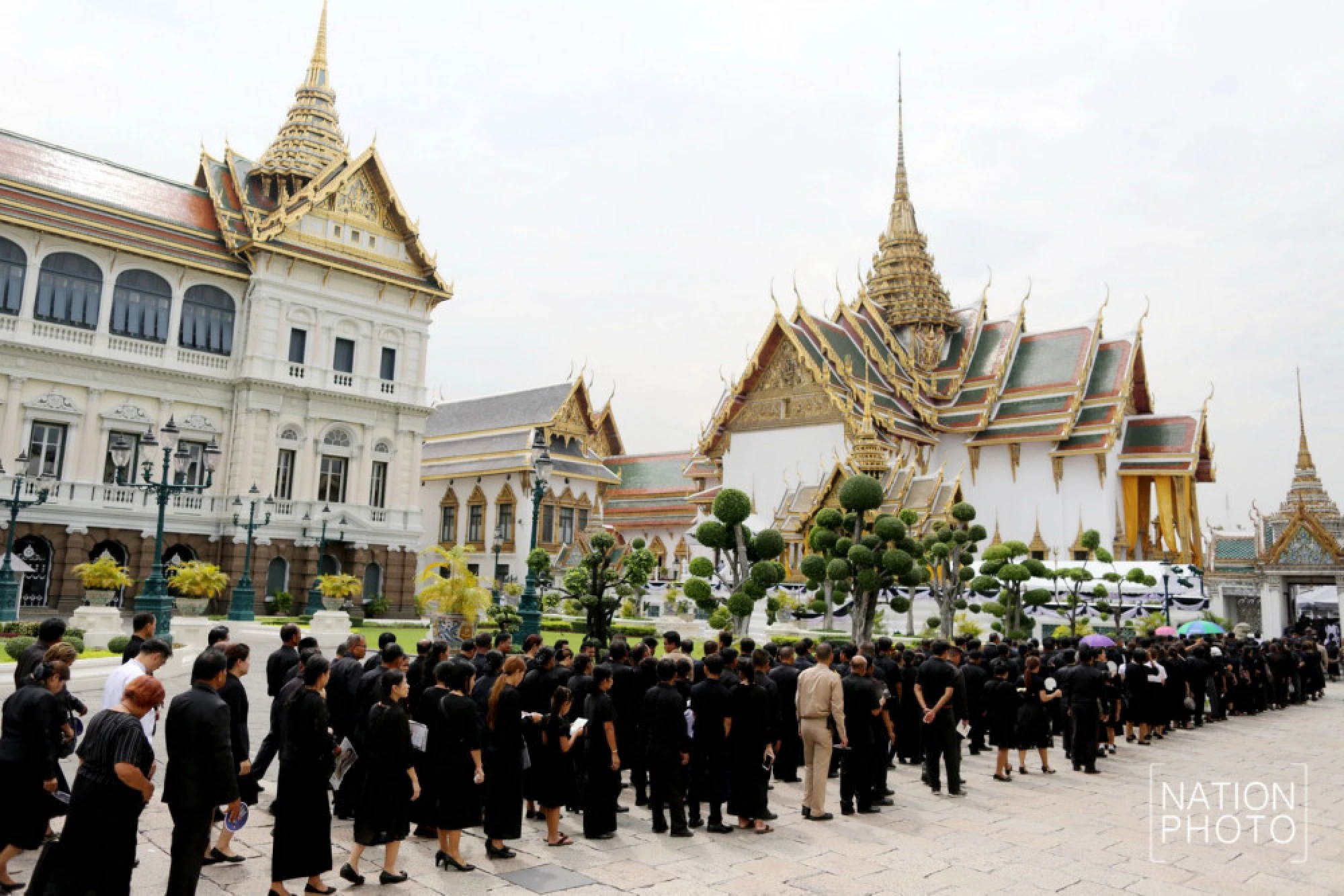 Security concerns prompt compulsory ID checks around Grand Palace 