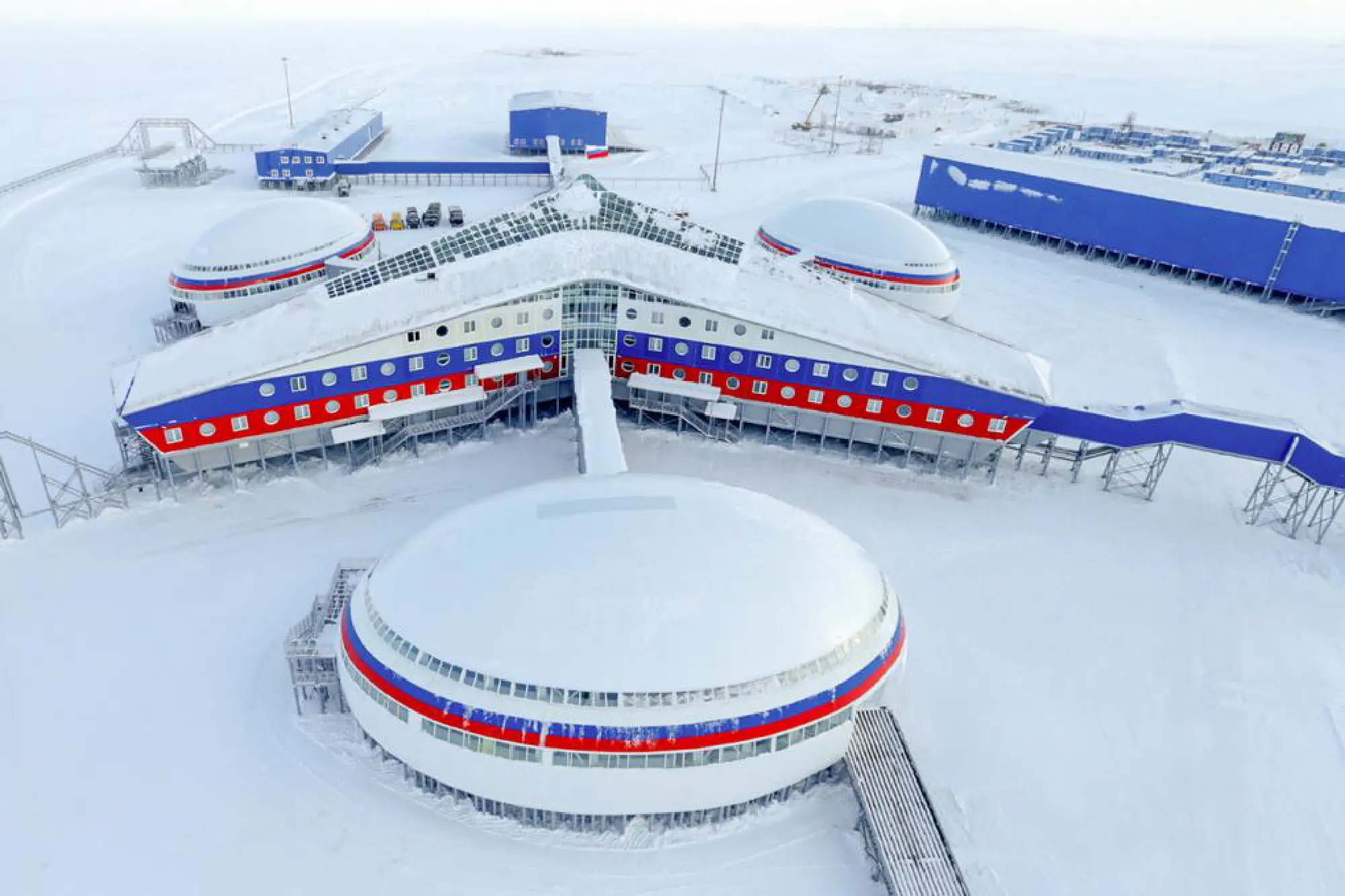 3D tour of secret Russia Arctic military base