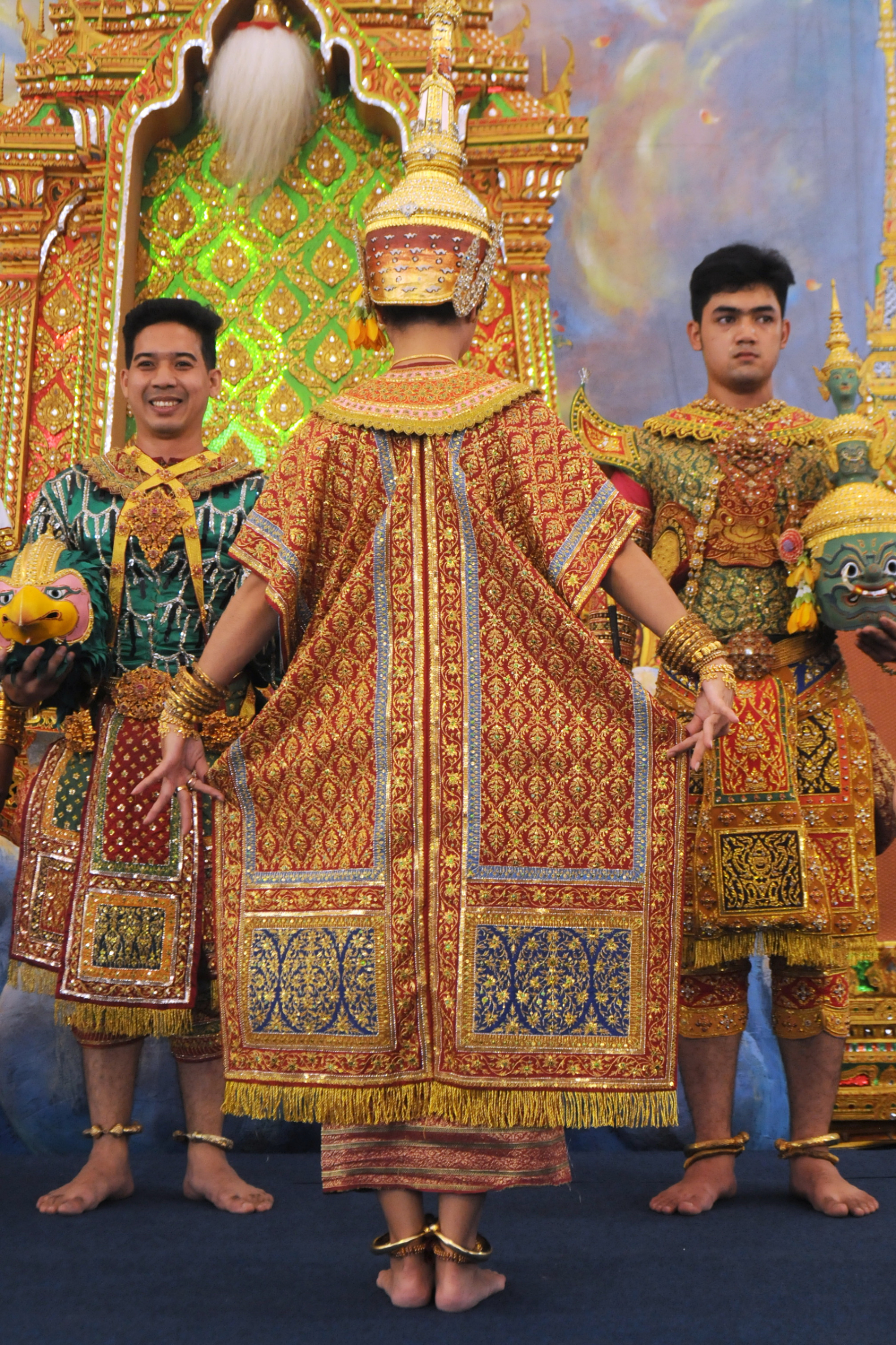 On stage with the gods