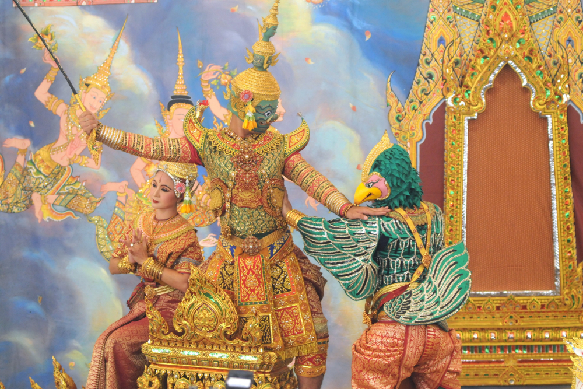 On stage with the gods