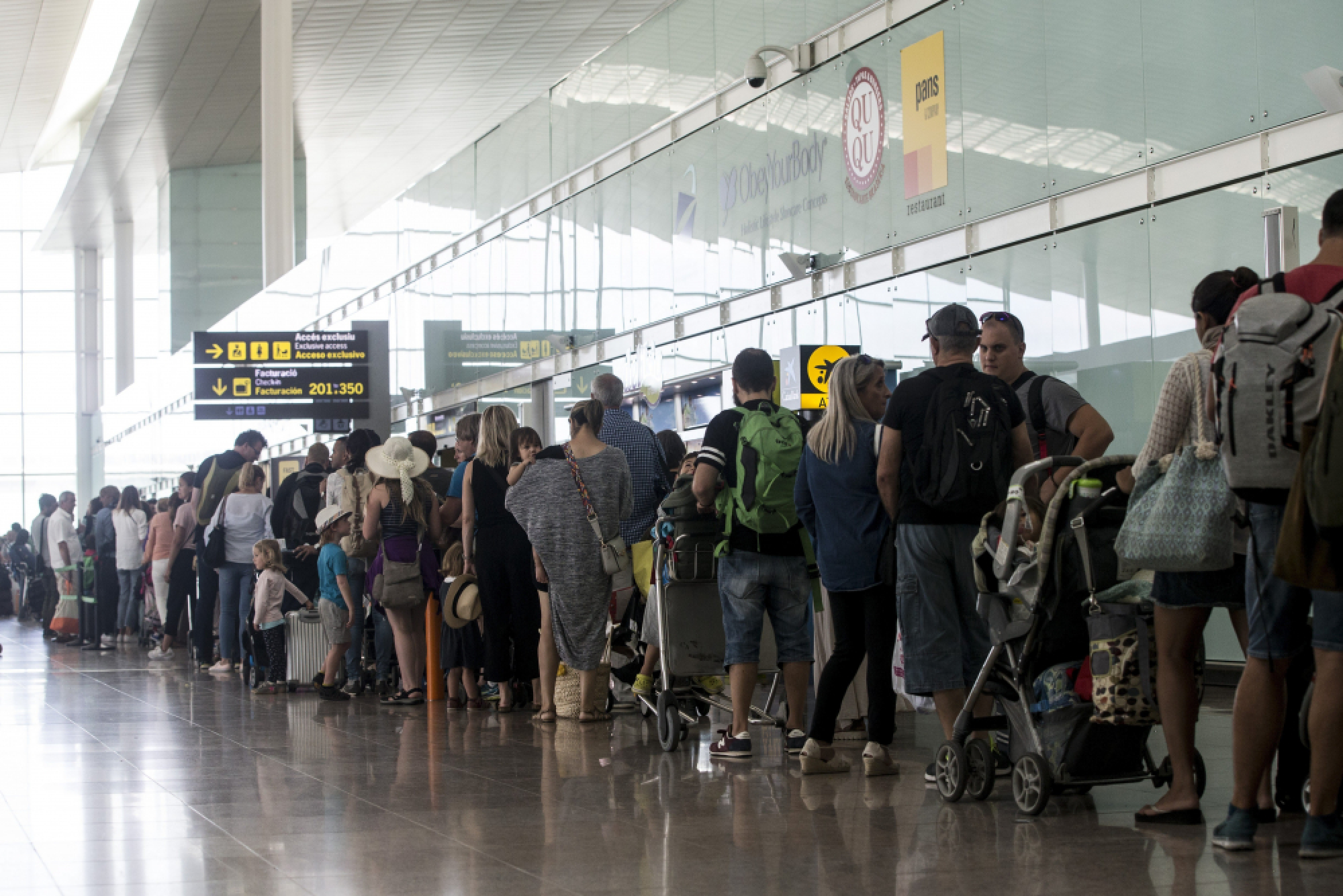 Spain calls in police to help with Barcelona airport strike