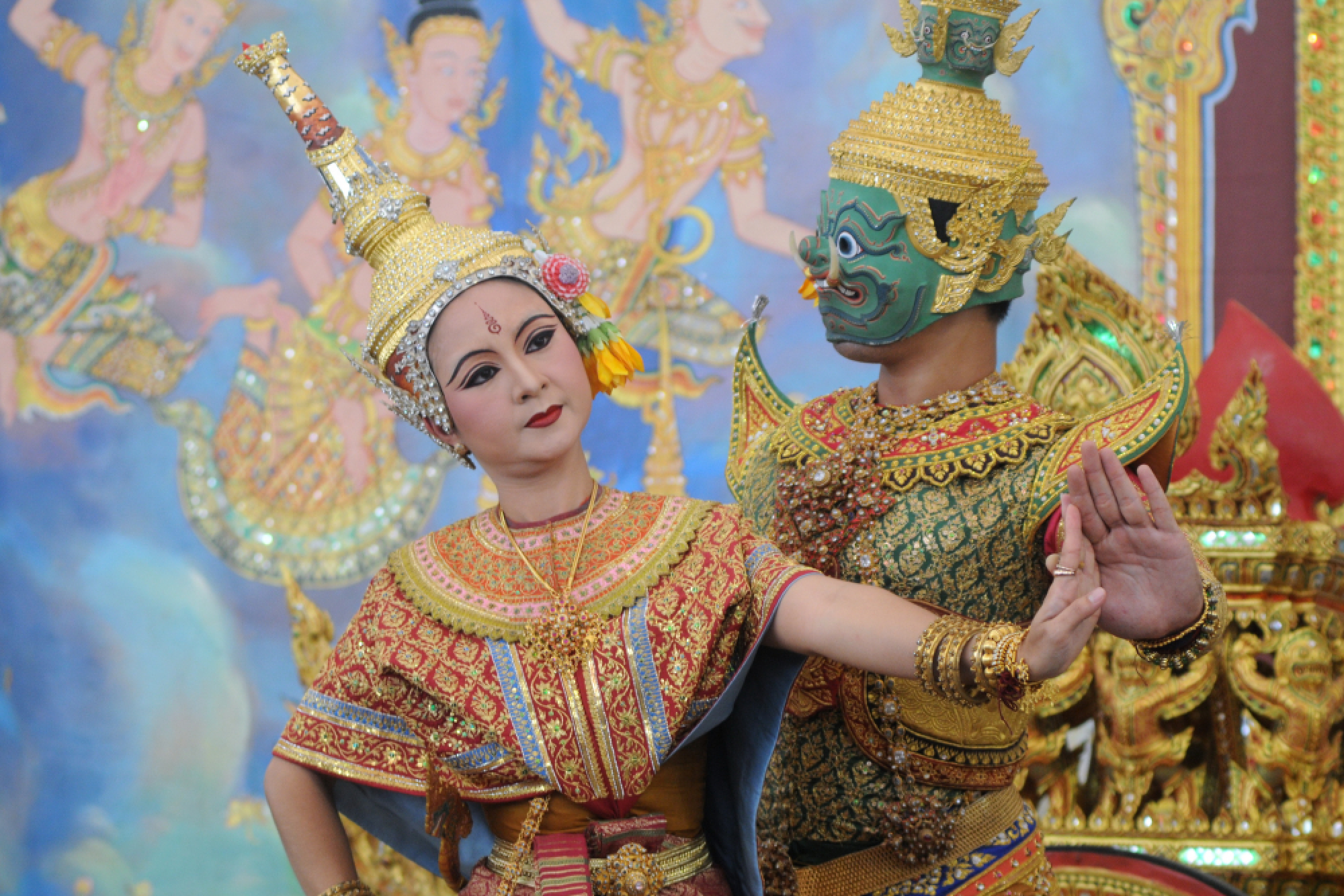 On stage with the gods