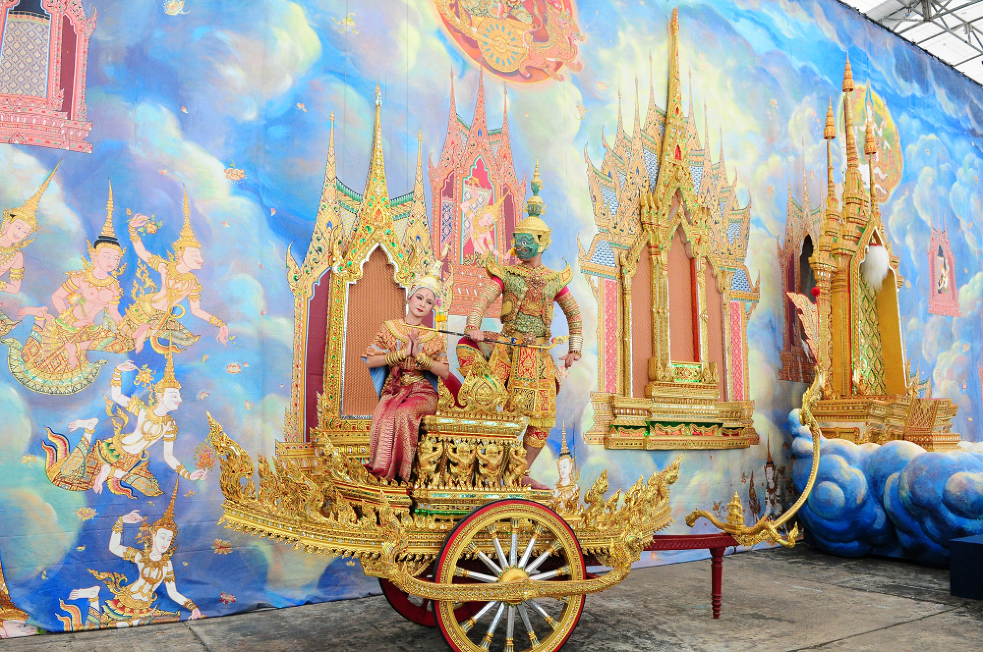 On stage with the gods