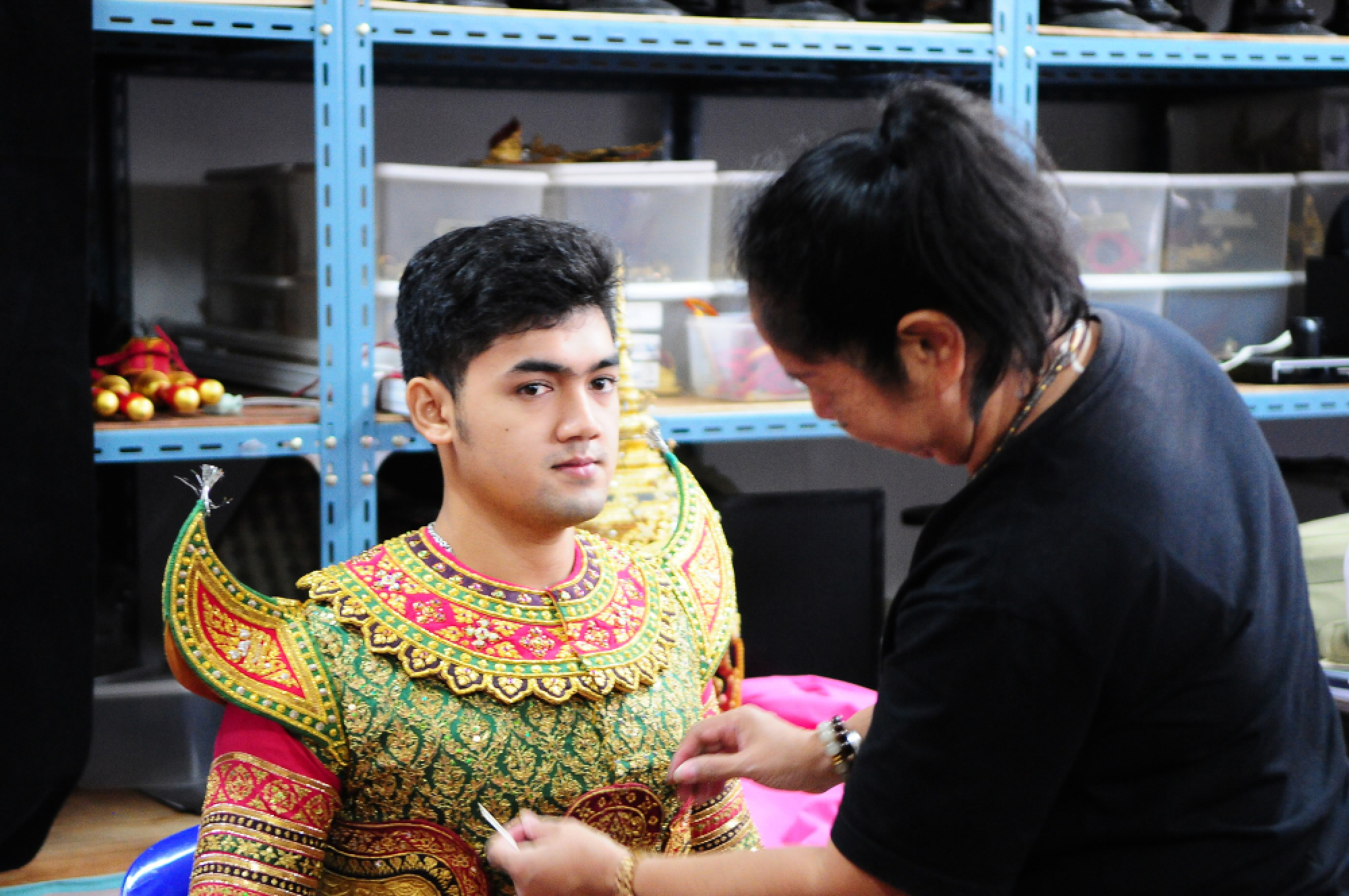 On stage with the gods