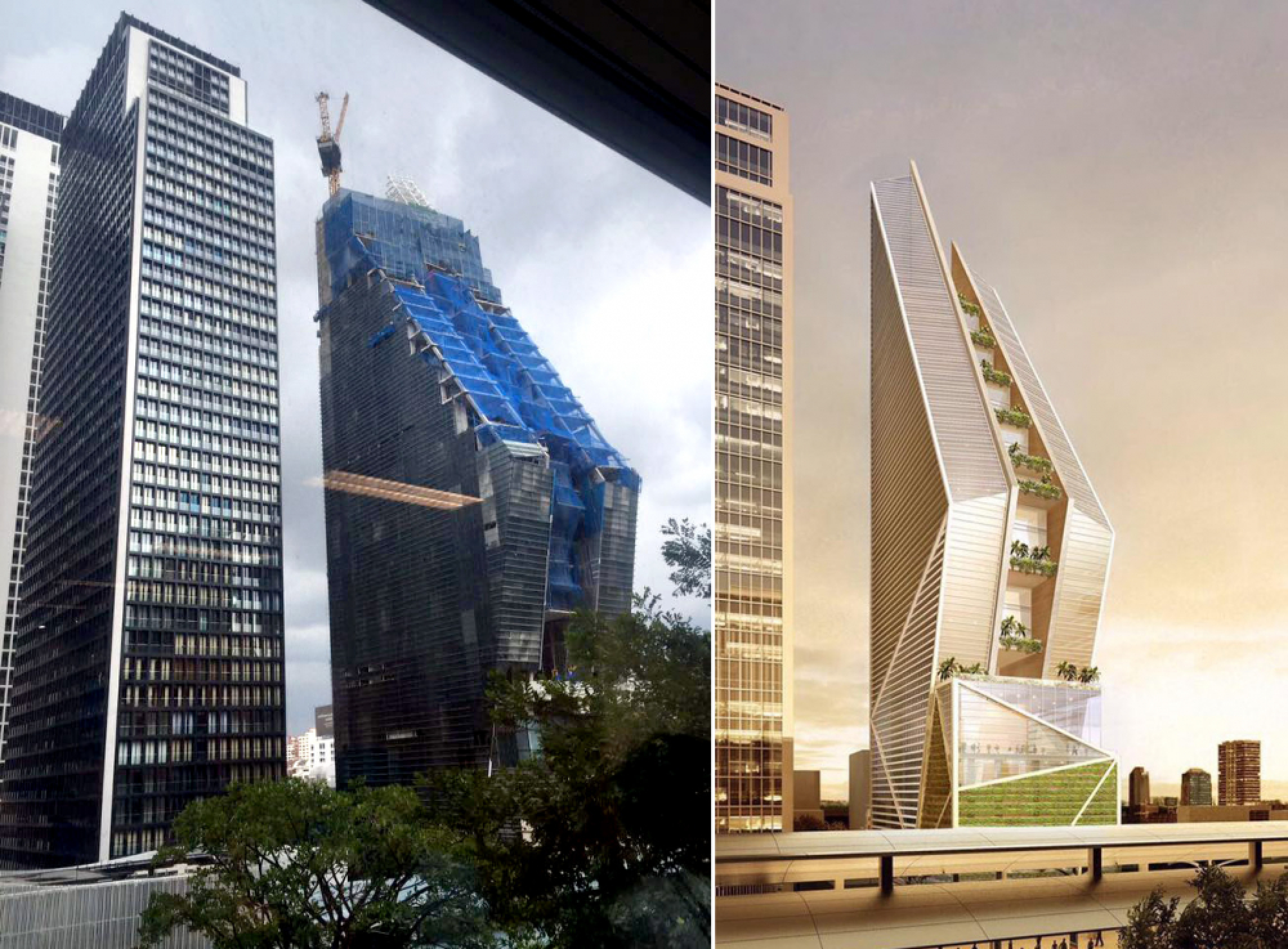 Hotel with unusual design isn’t falling down: experts