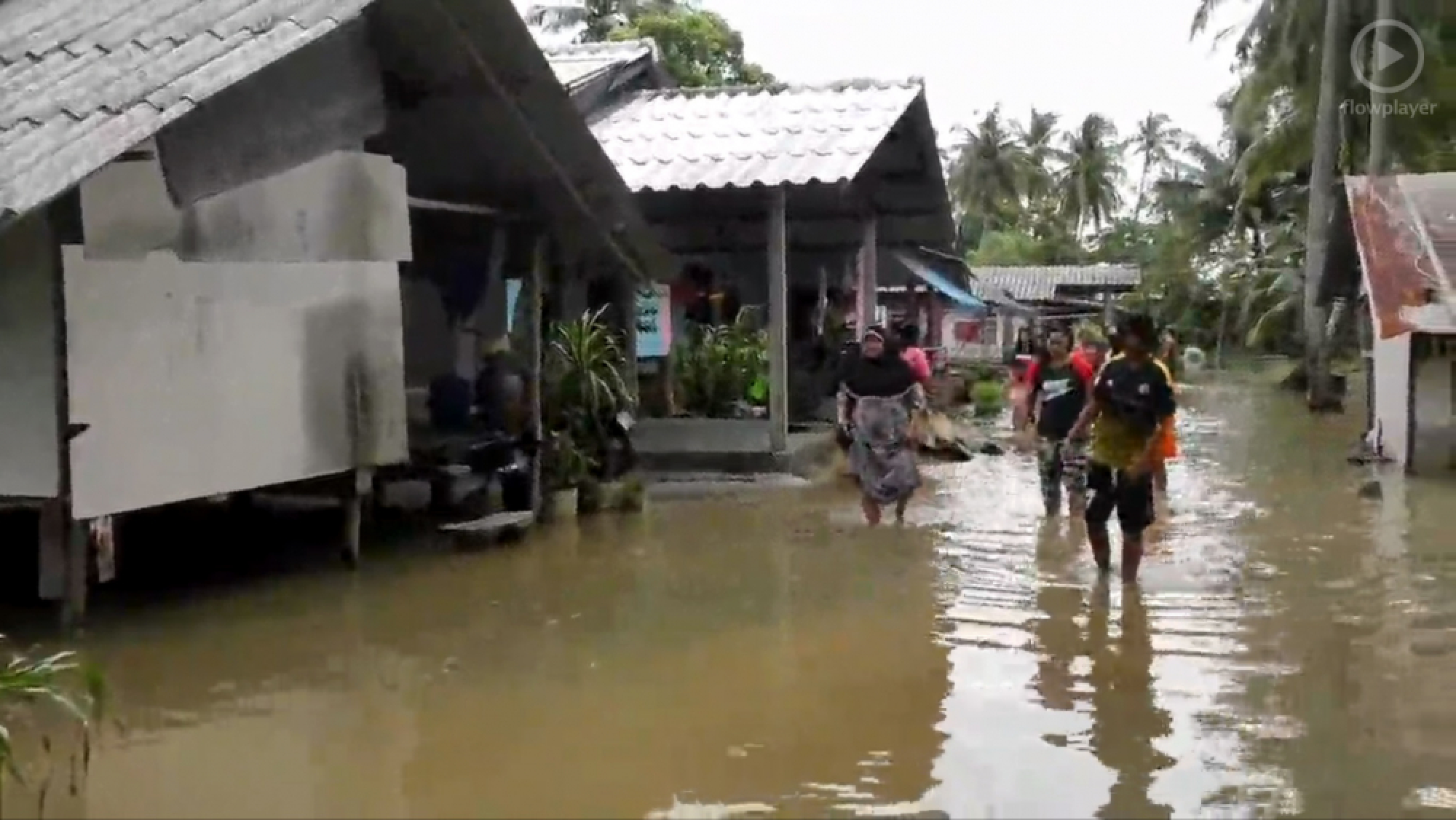 Families evacuated as Trang’s five districts hit by heavy floods