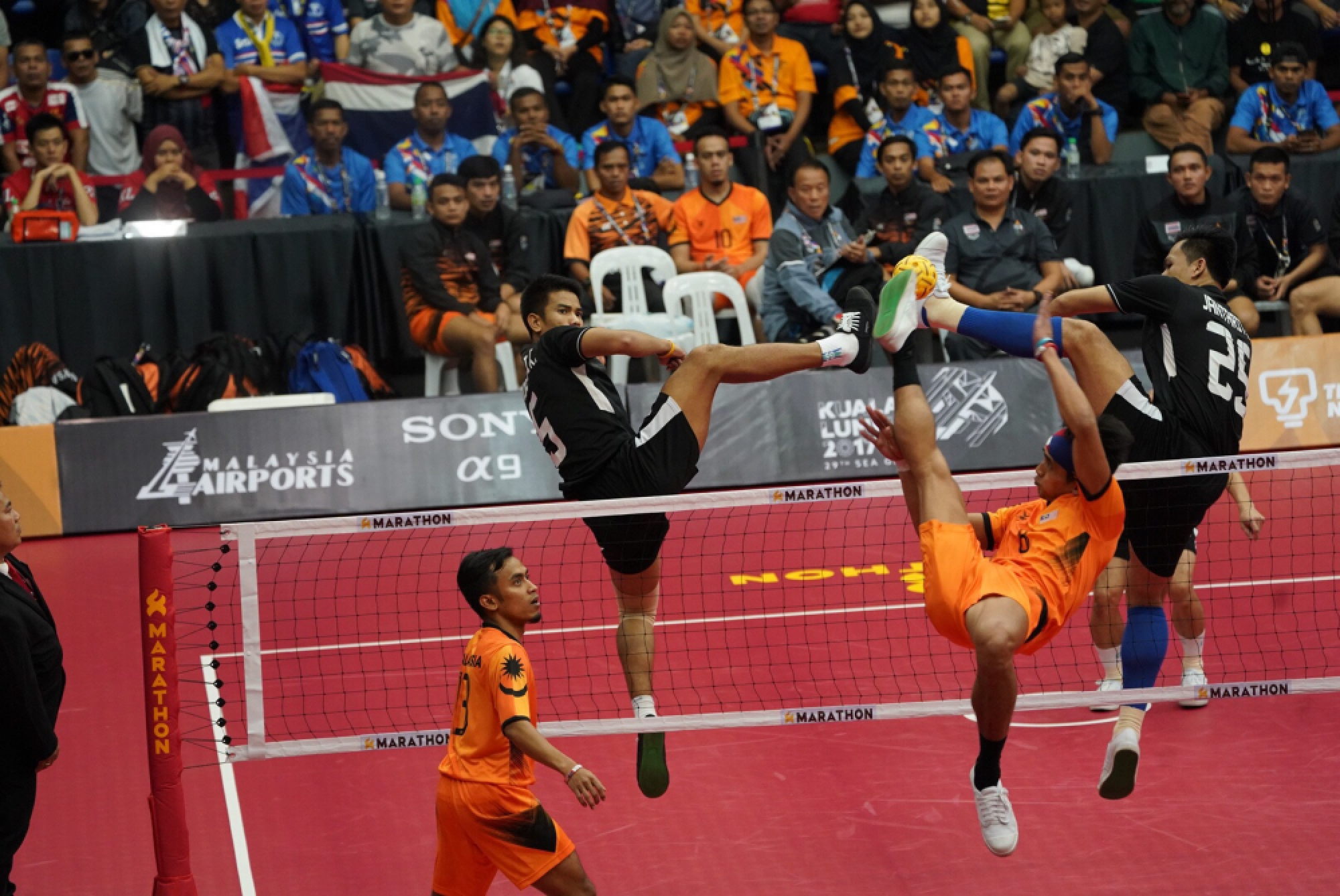 Thai men's regu team and women's water polo reign supreme