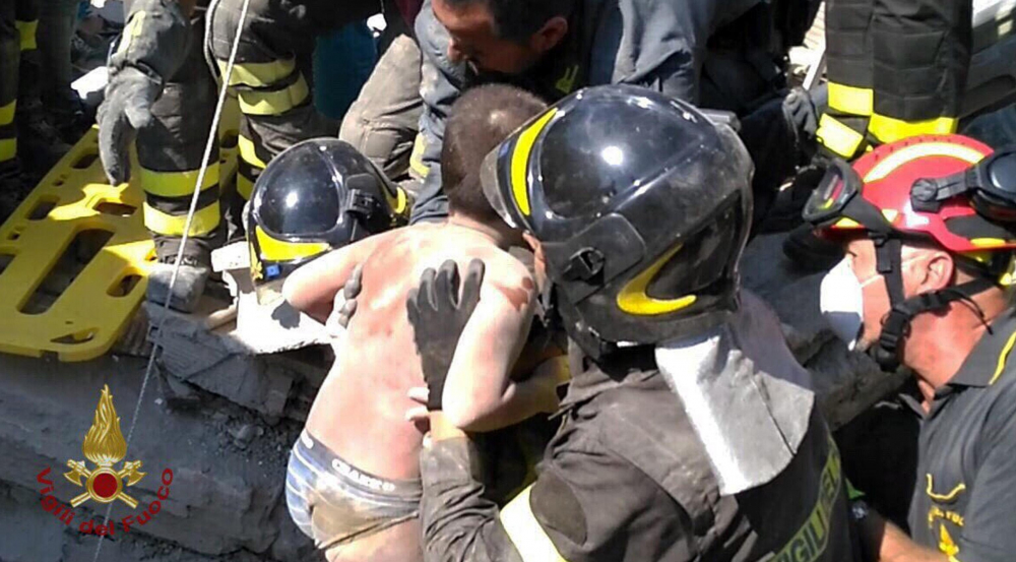Rescuers rush to free last child after quake hits Italian island