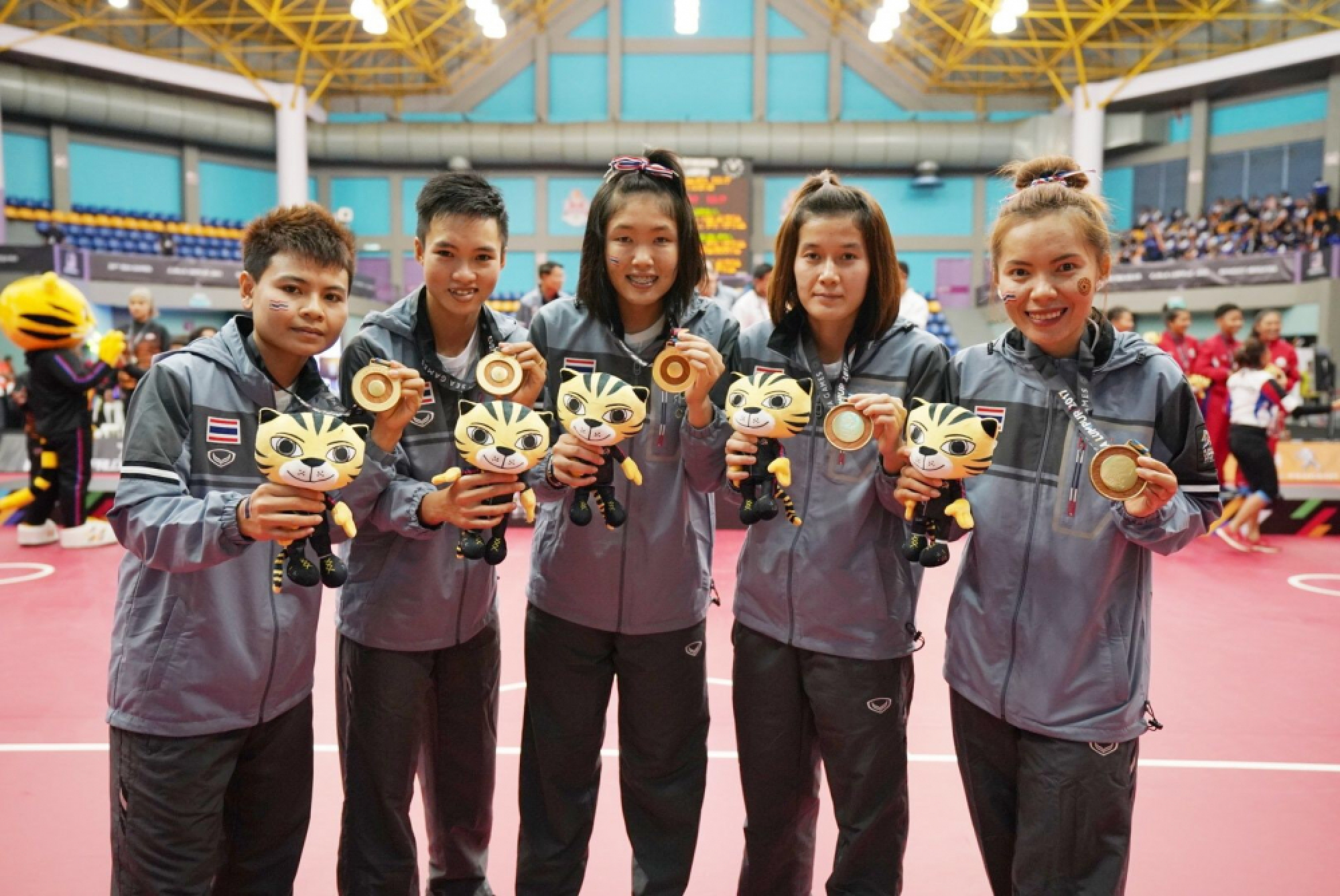 9th SEA Games gold for Thai women's regu