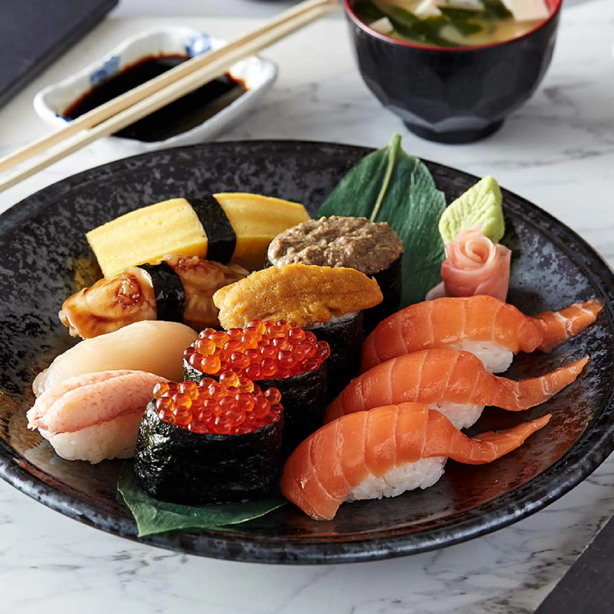 Haute cuisine with food hall flair