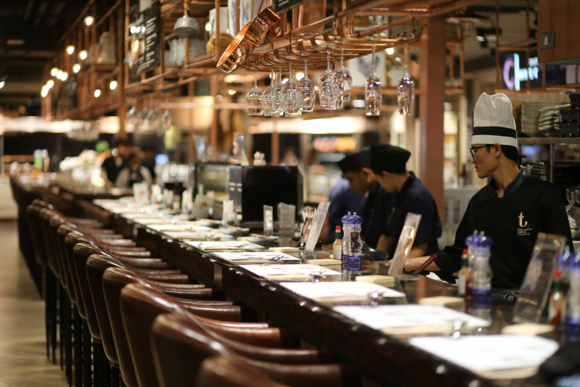 Haute cuisine with food hall flair