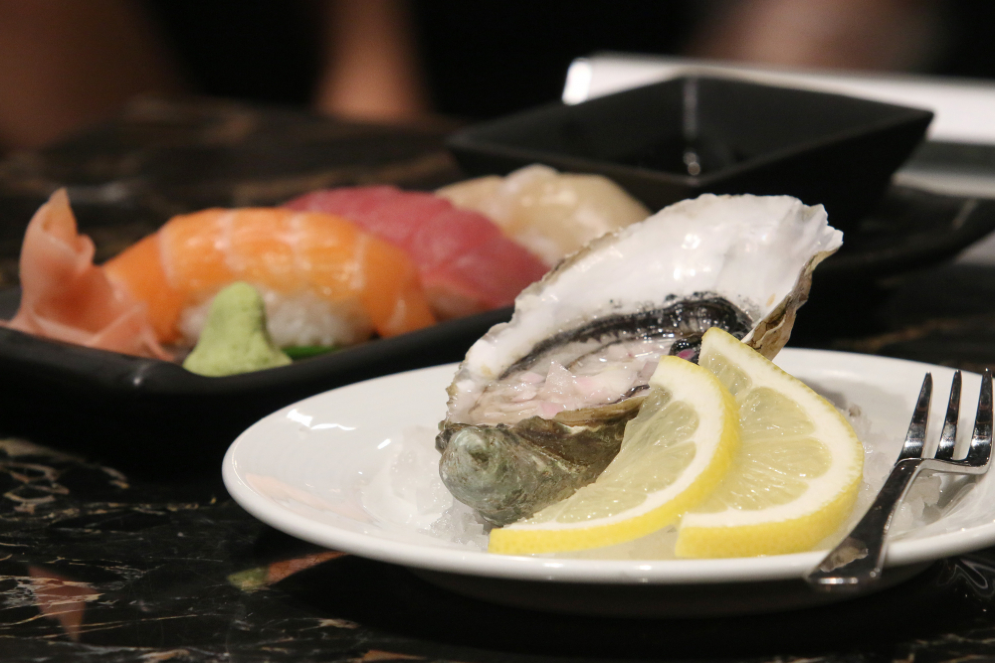 Haute cuisine with food hall flair