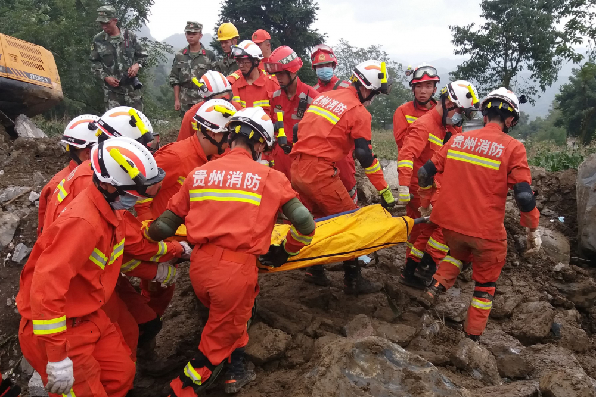 At least 15 dead in China landslide
