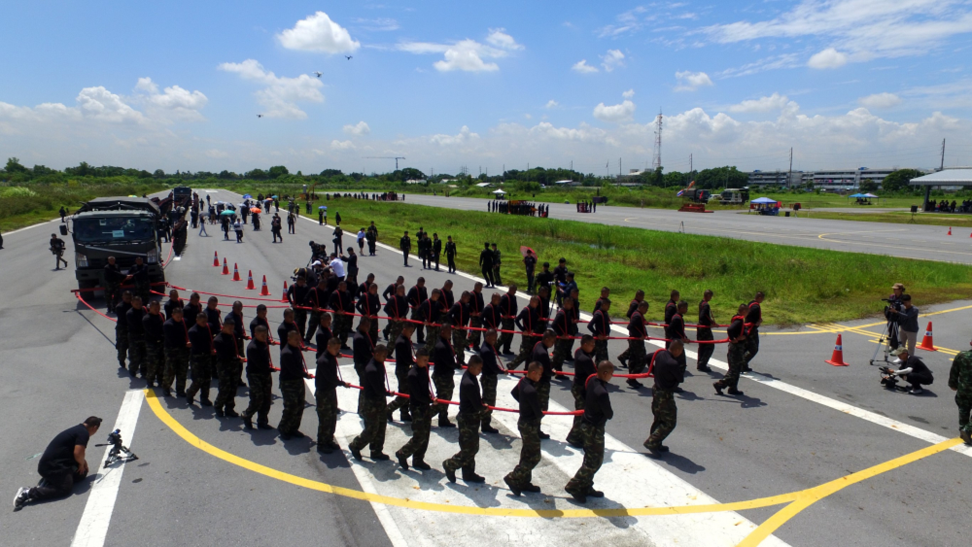 Army officers trained to pull chariot at King Bhumibol’s funeral