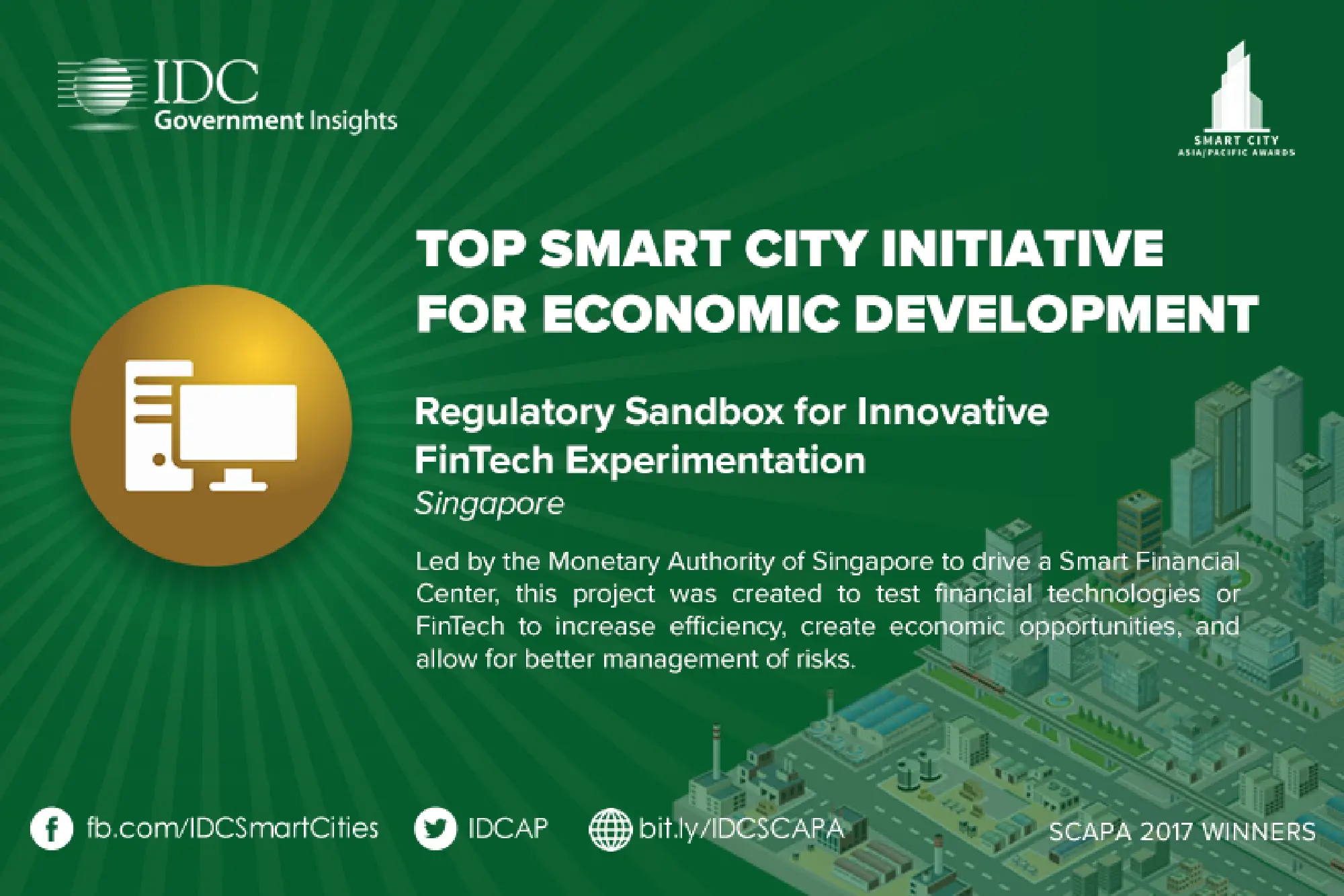 Awards announced for region’s ‘smart city initiatives’