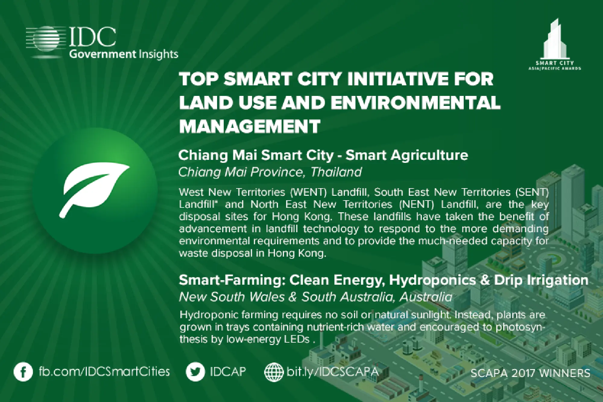 Awards announced for region’s ‘smart city initiatives’