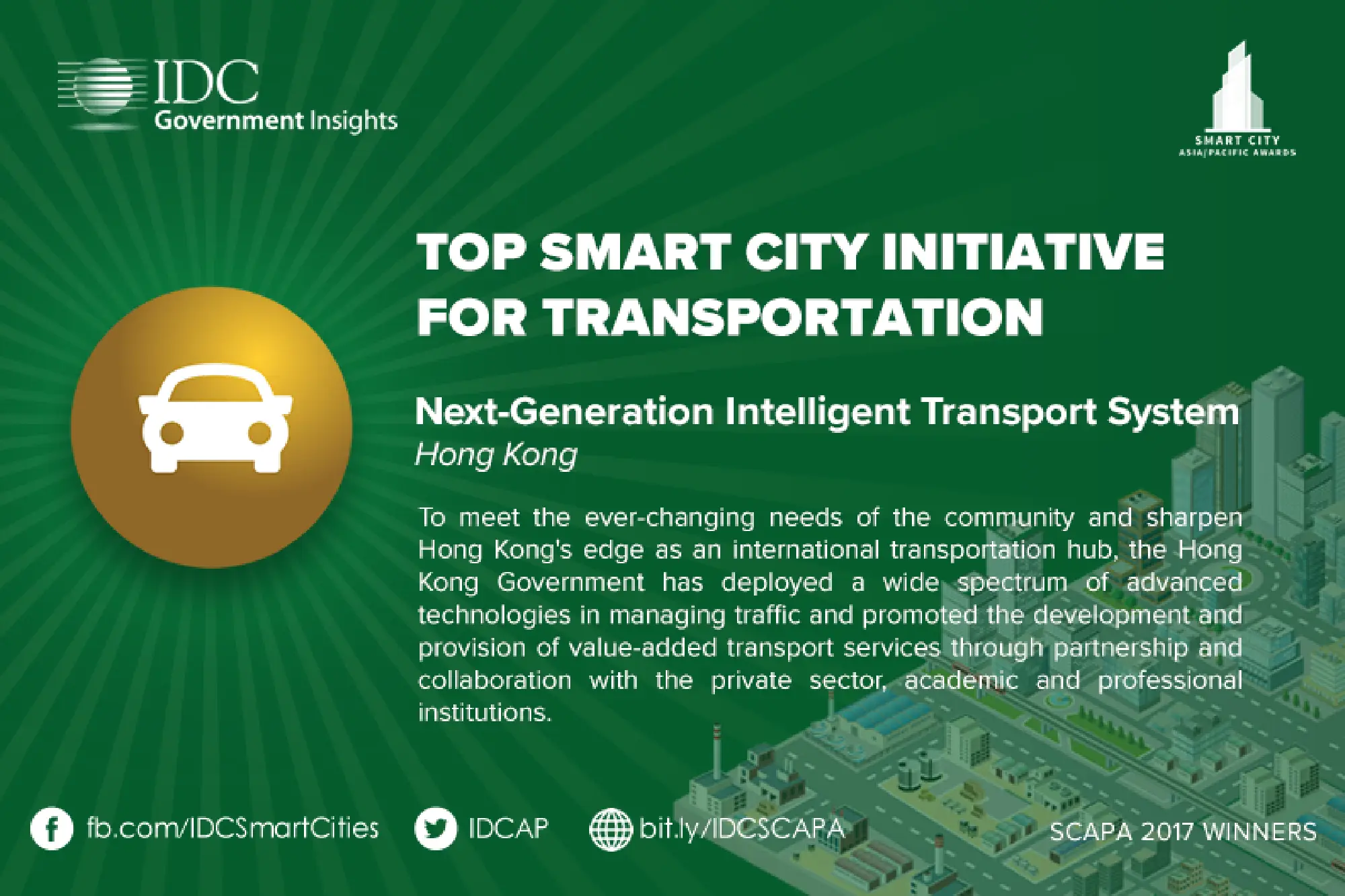 Awards announced for region’s ‘smart city initiatives’