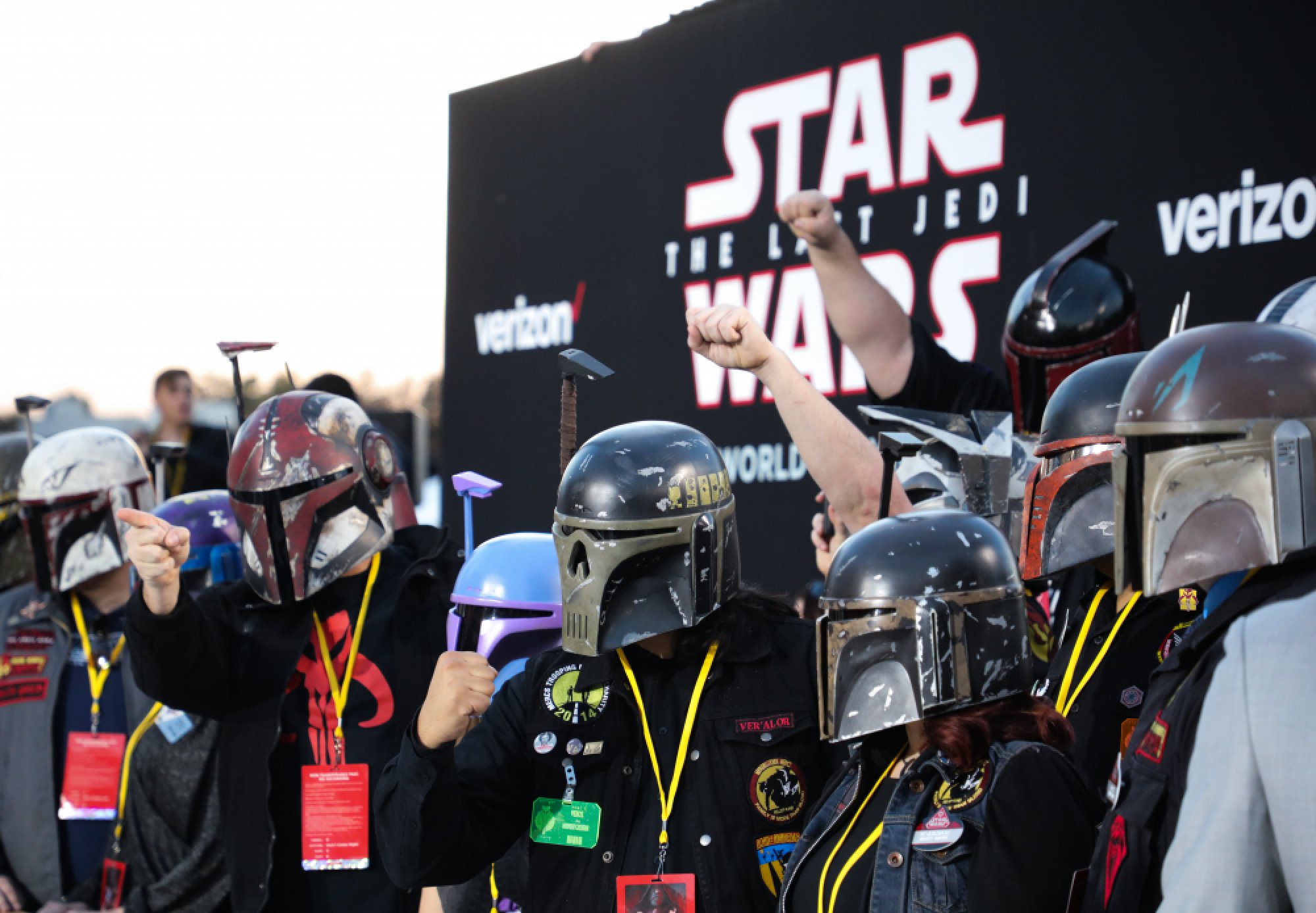 The hype reawakens: 'Star Wars' stages 'Last Jedi' premiere