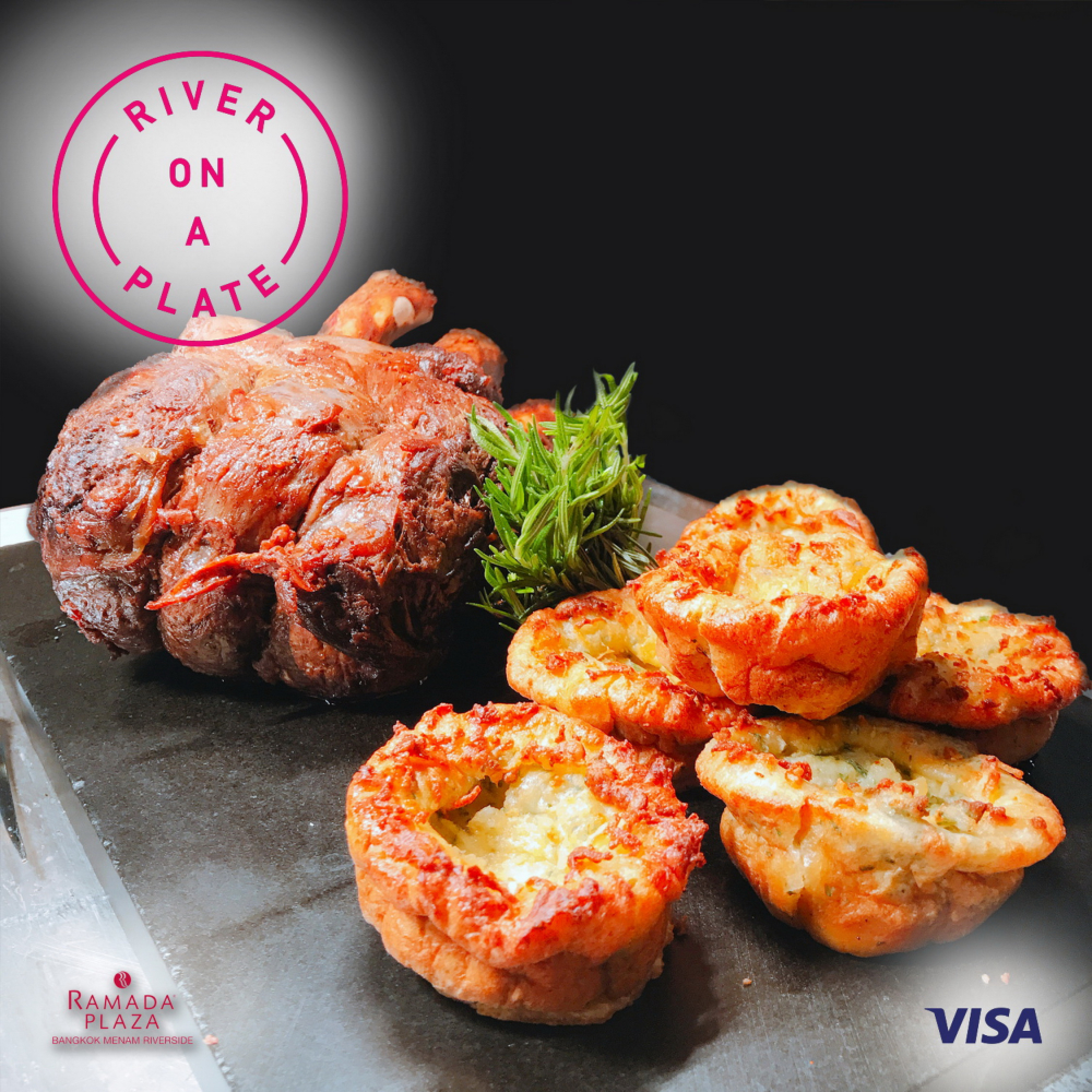 Santa goes for sushi