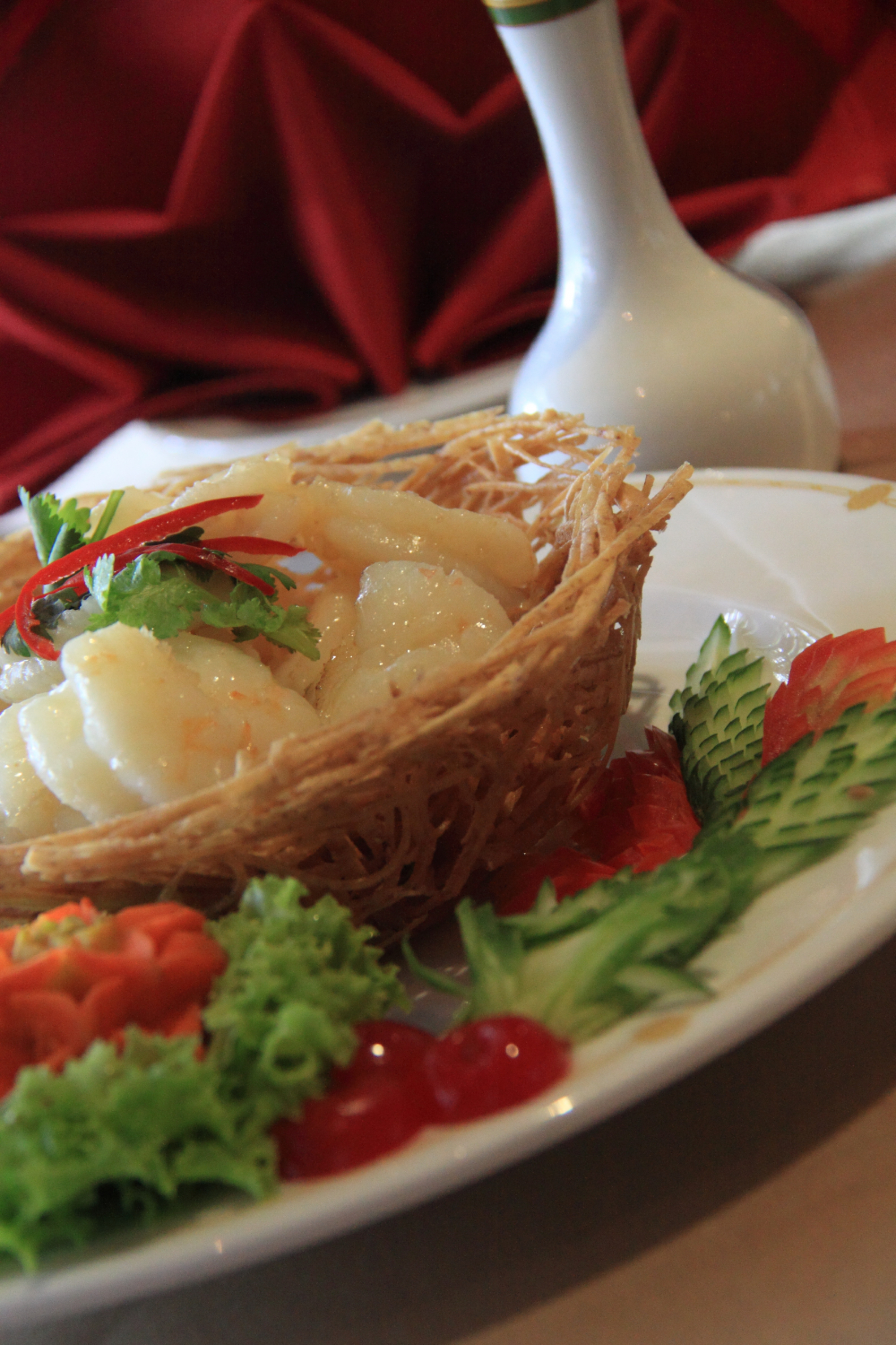 Santa goes for sushi