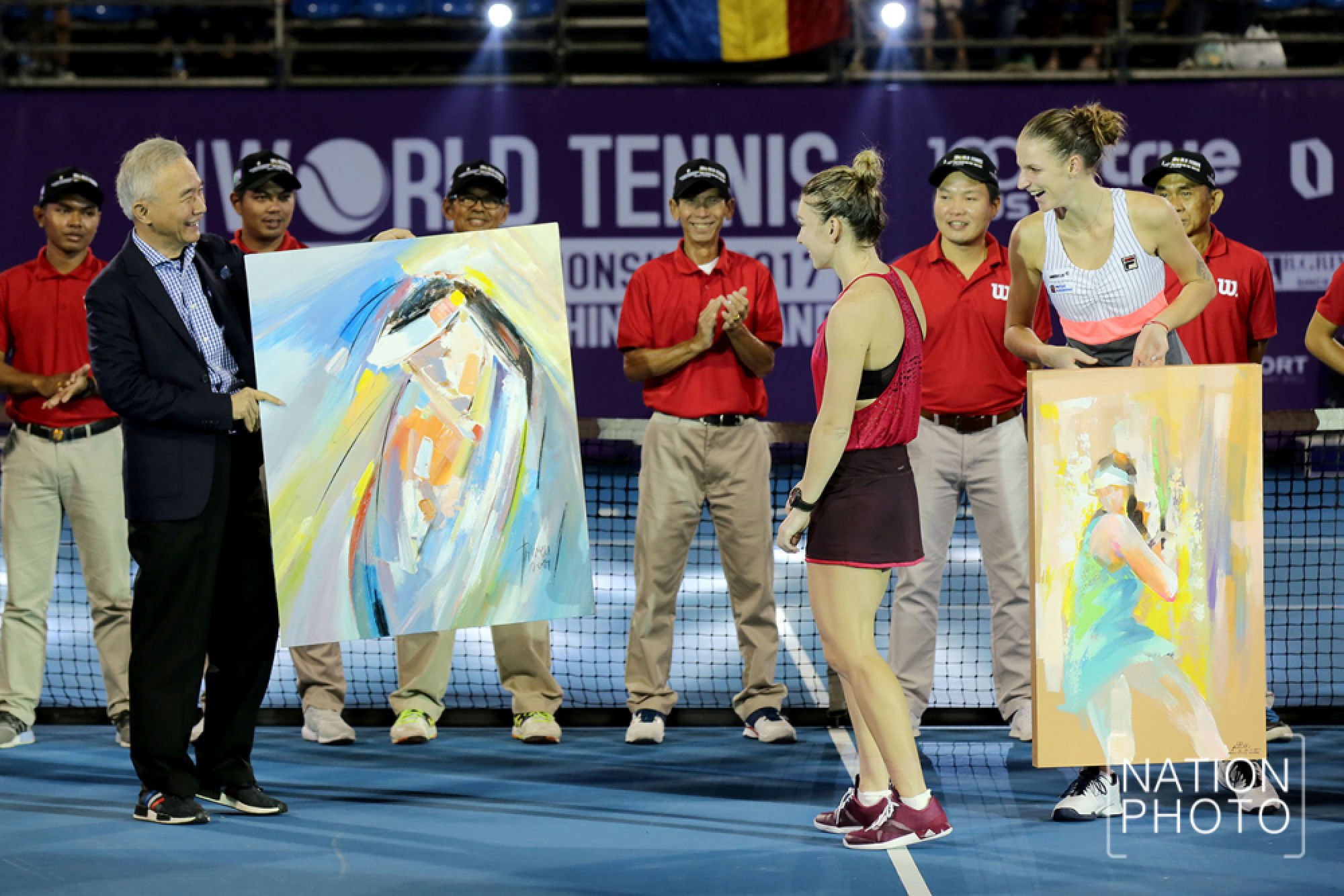 Halep tames Pliskova to win  Hua Hin exhibition