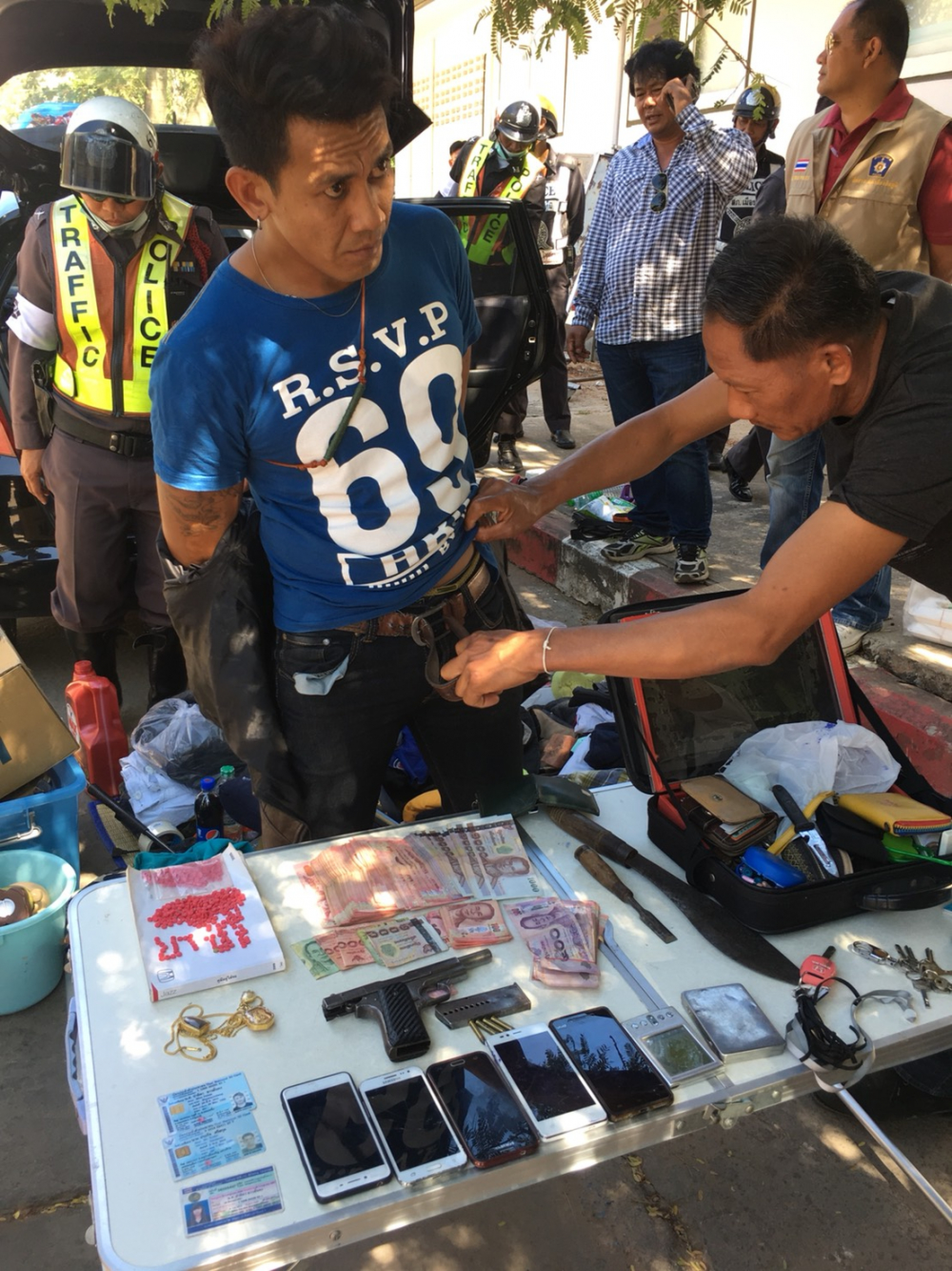 Couple arrested in Chaiyaphum for alleged drug smuggling