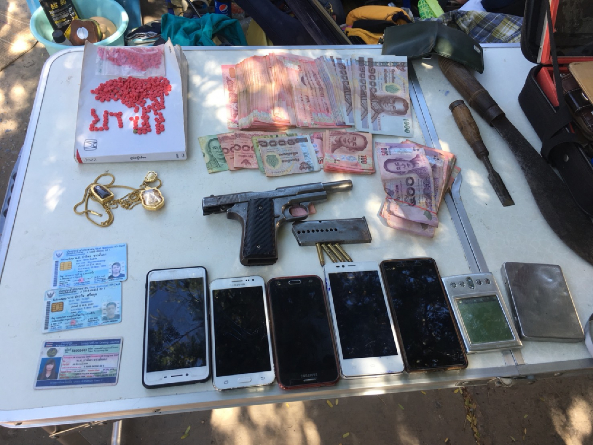 Couple arrested in Chaiyaphum for alleged drug smuggling