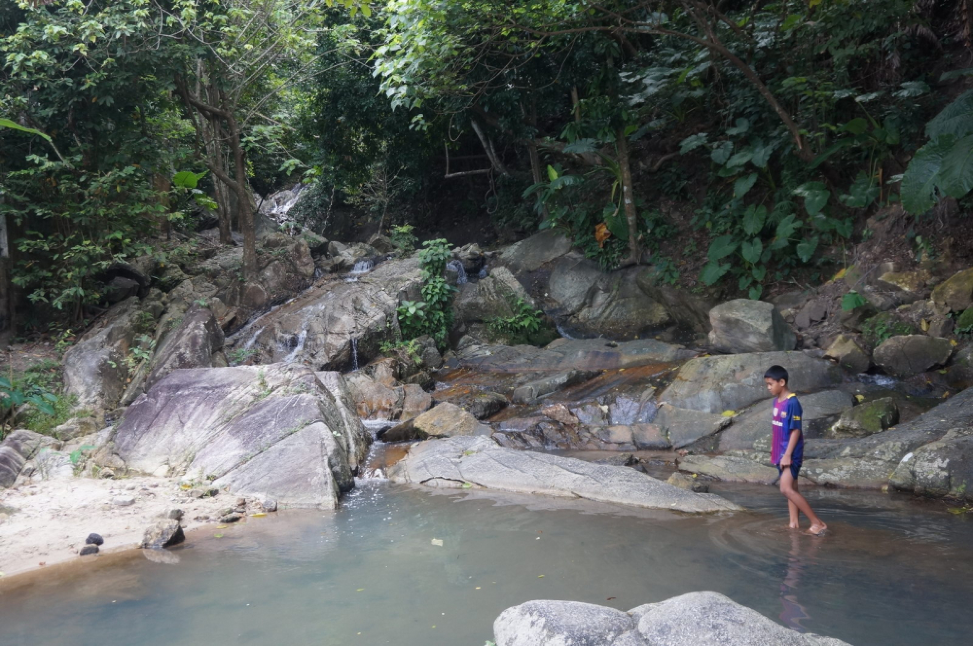 Official opening after restoration of Wang Kee On waterfall in Patong