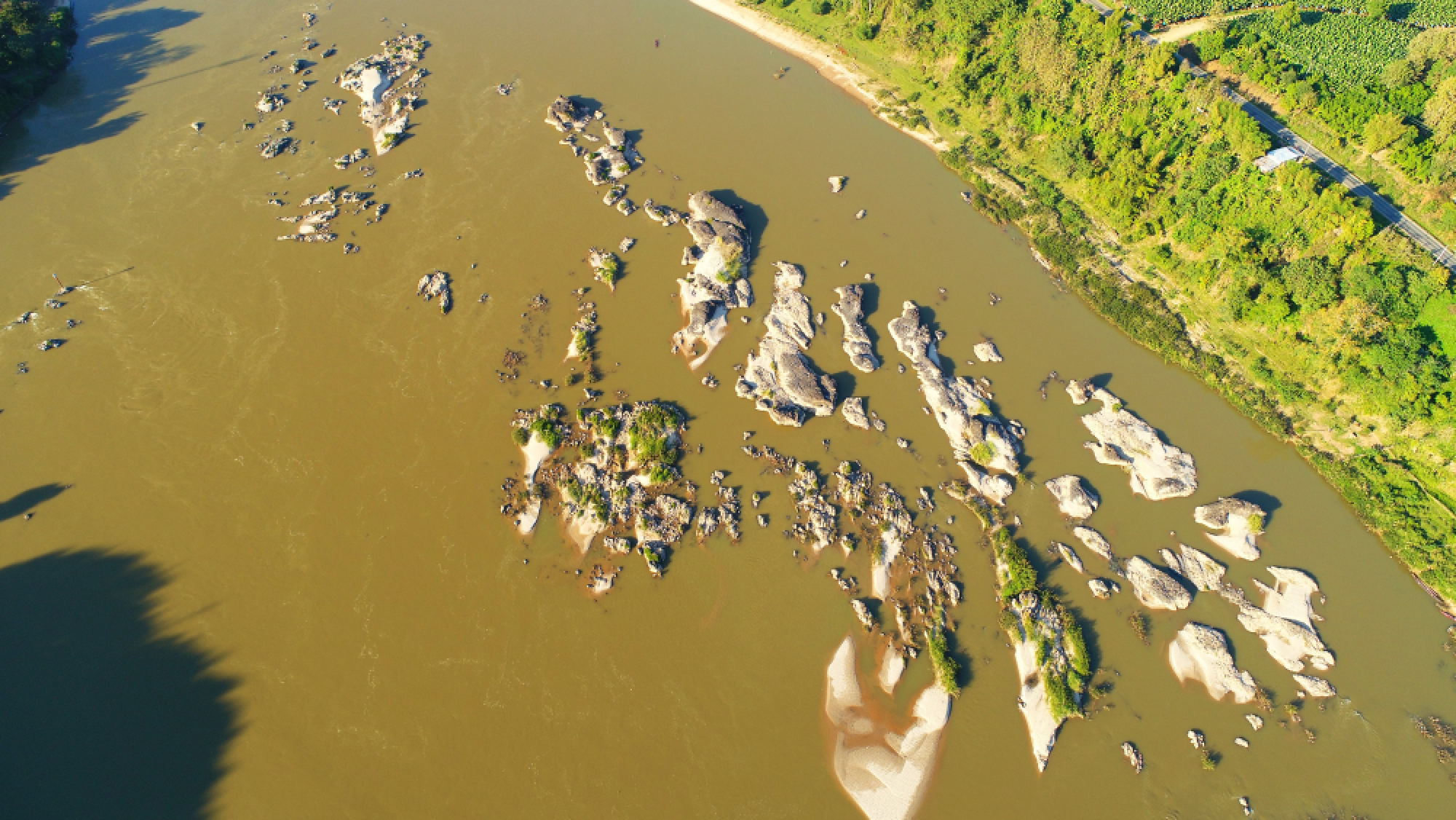Rolling down the river