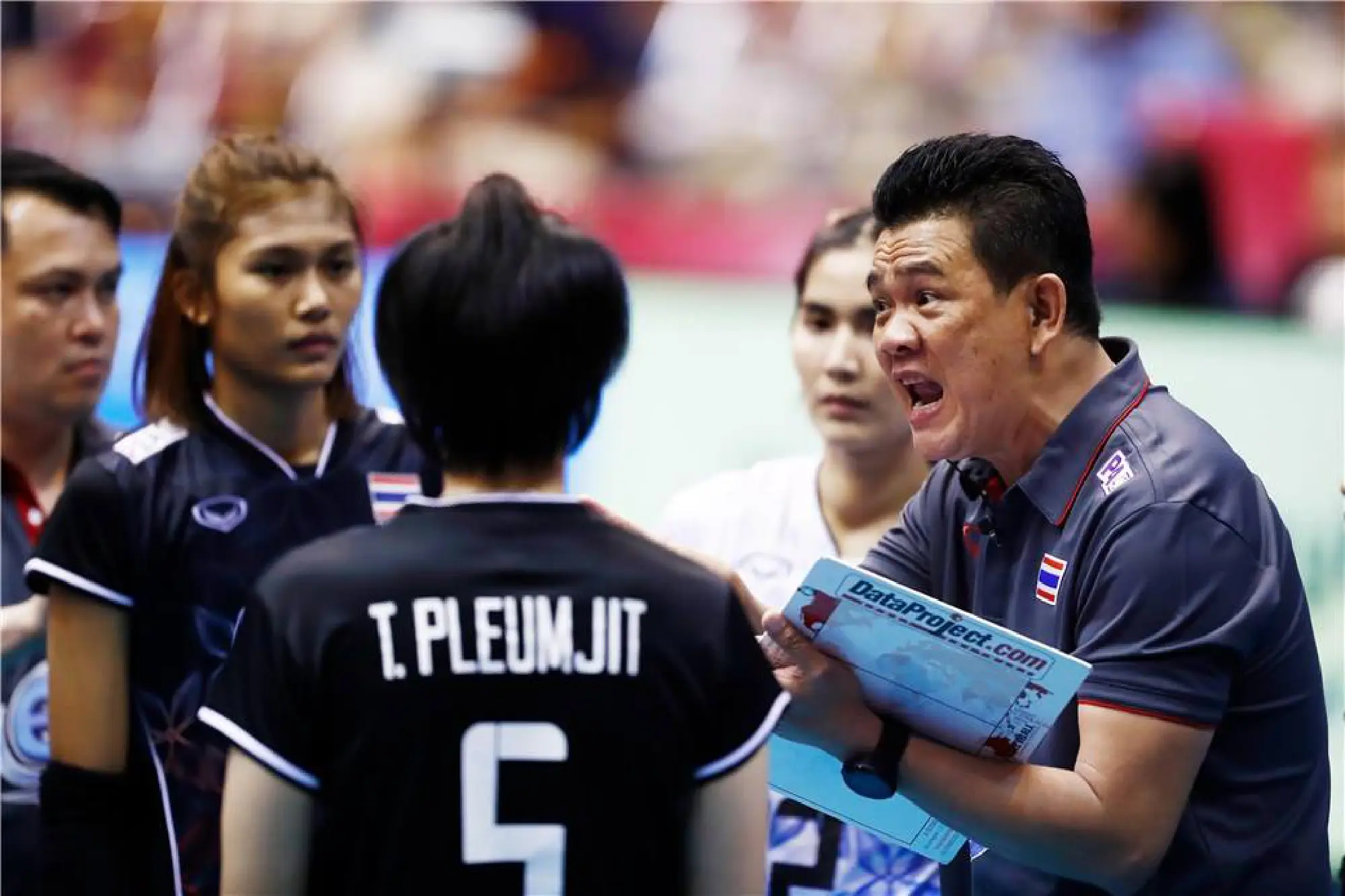 Serbia put it past fighting Thailand in four sets 