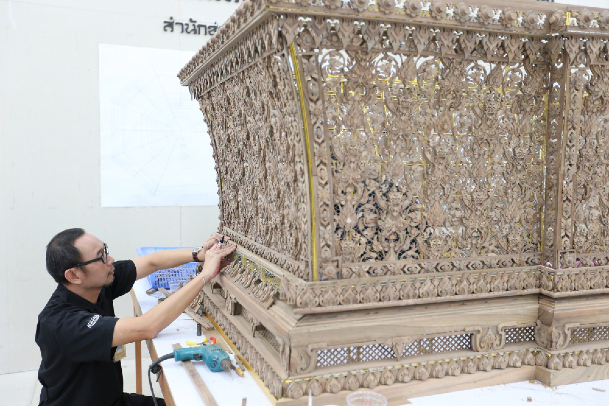 Royal funeral pyre more than 50 per cent complete 