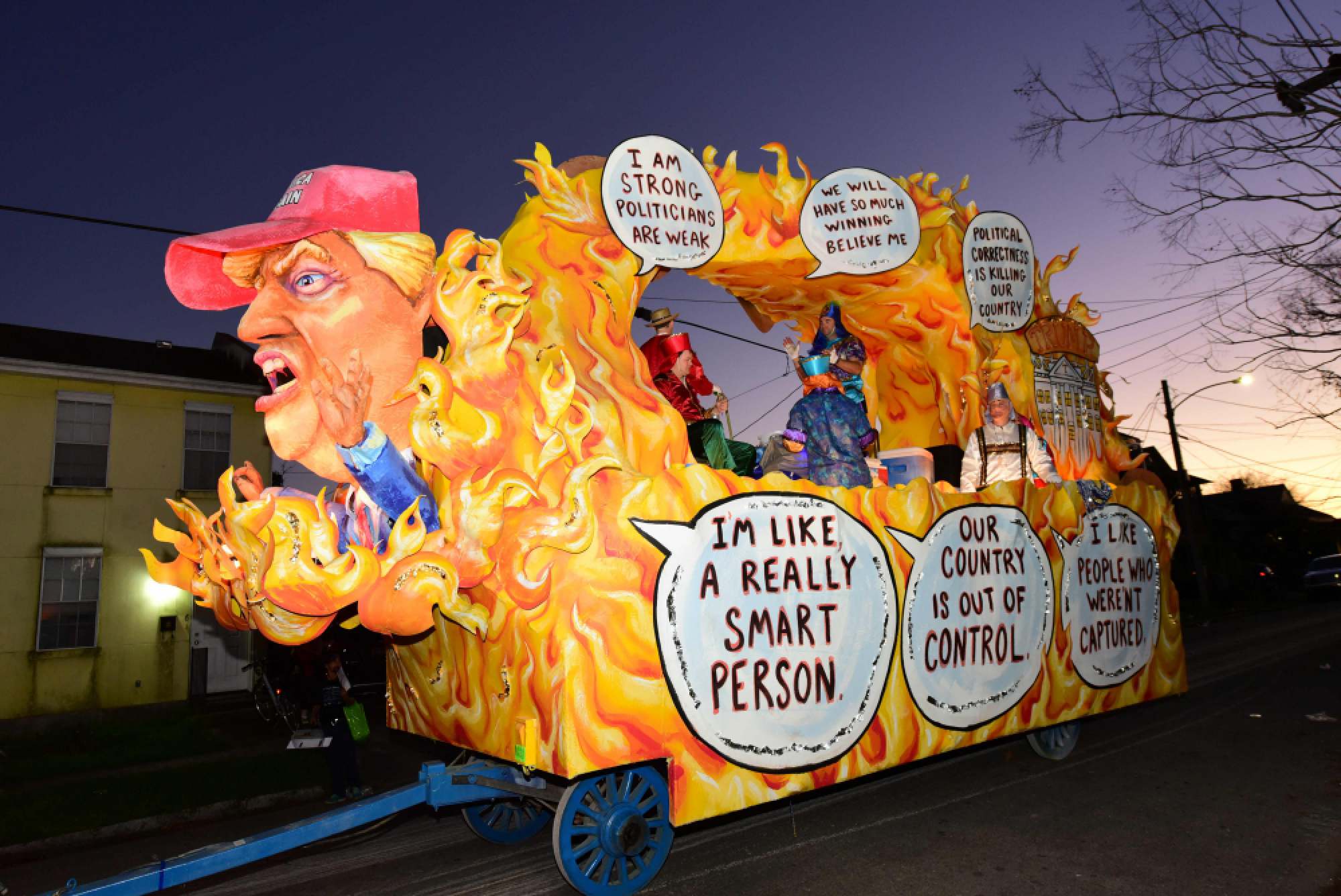    Trump era creates fodder for Mardi Gras satire