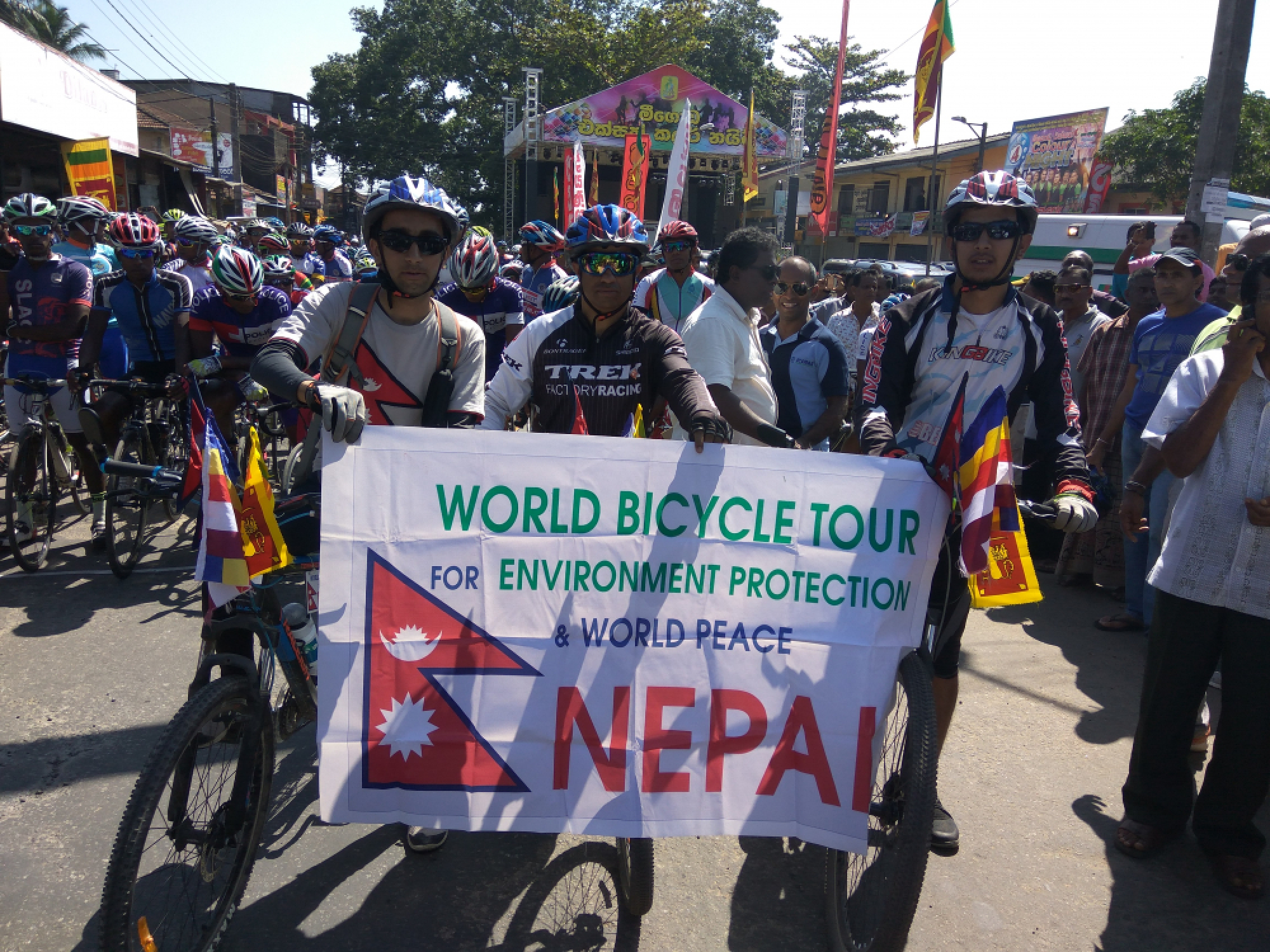 A long ride with a crucial message