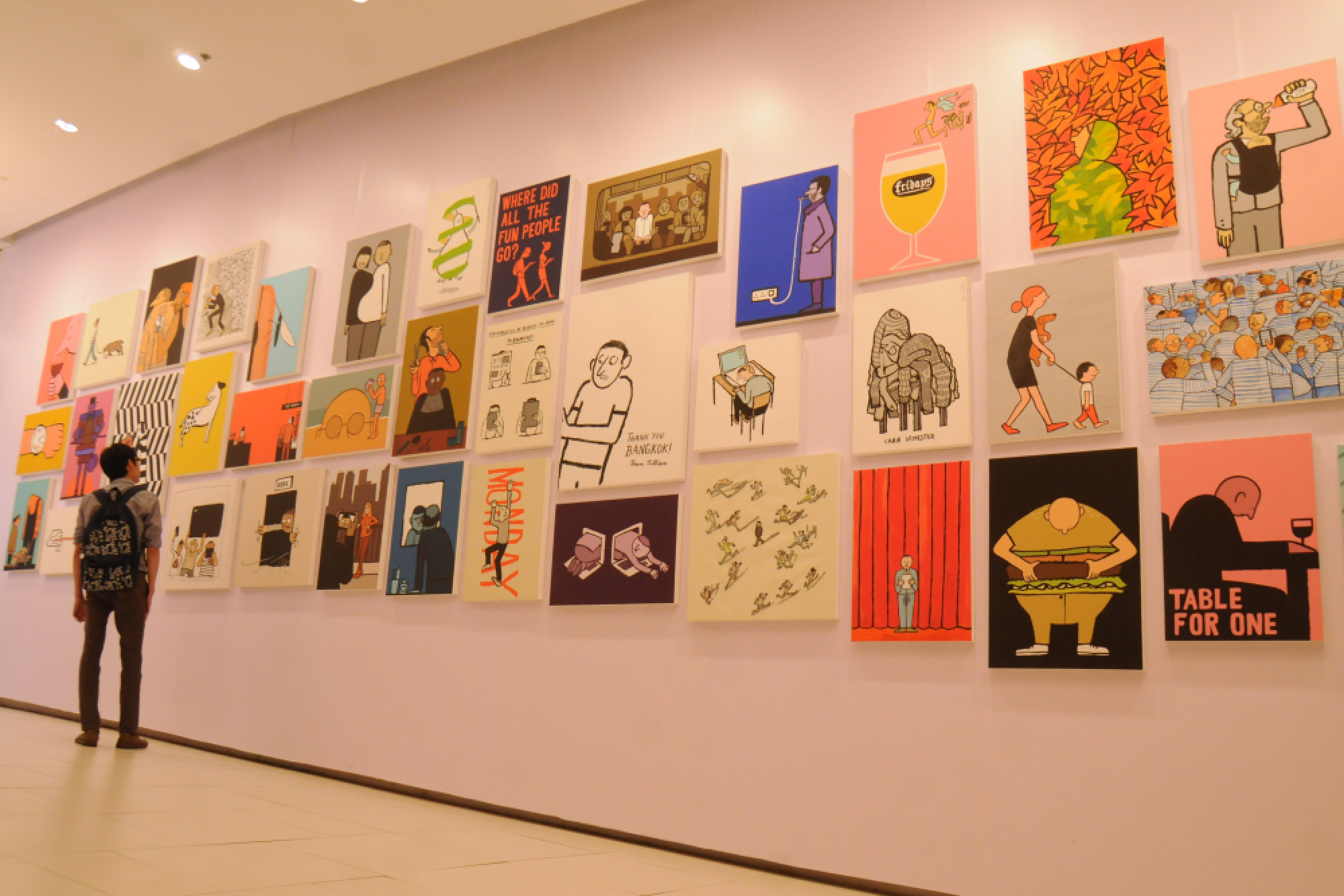 Laughter in every line