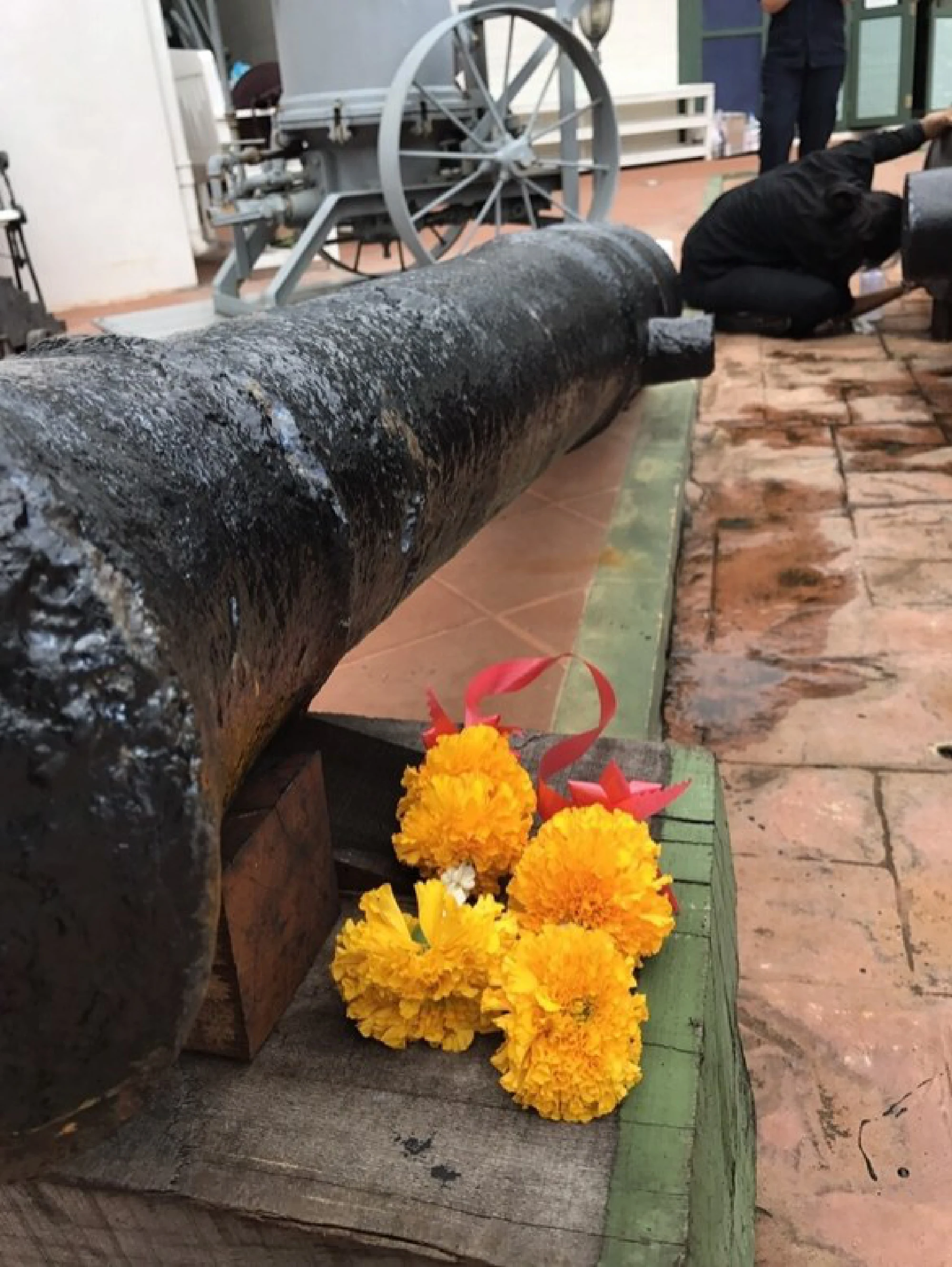 Navy allowed to keep, exhibit 12 old cannons