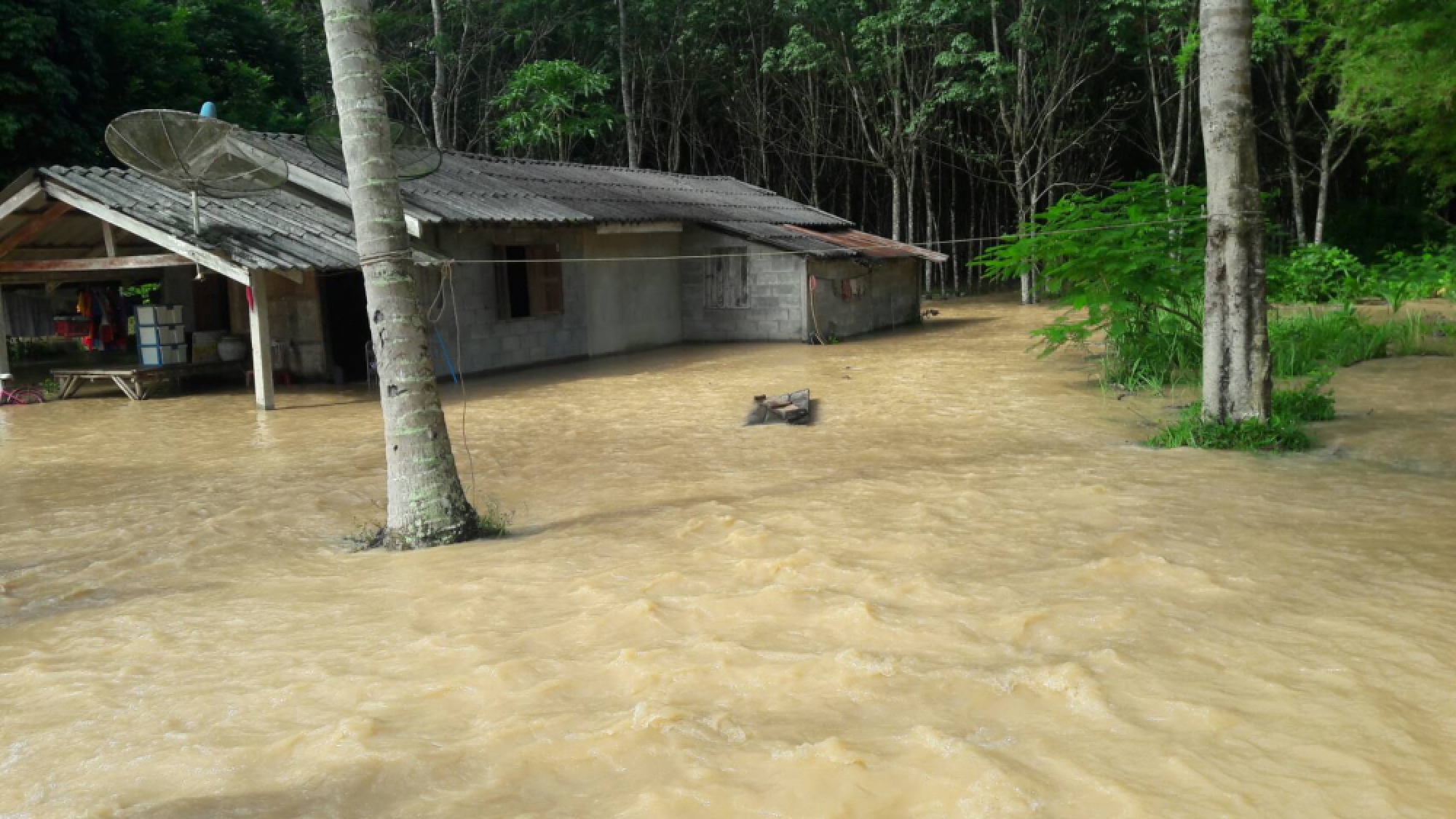 Krabi villages hit by flash floods